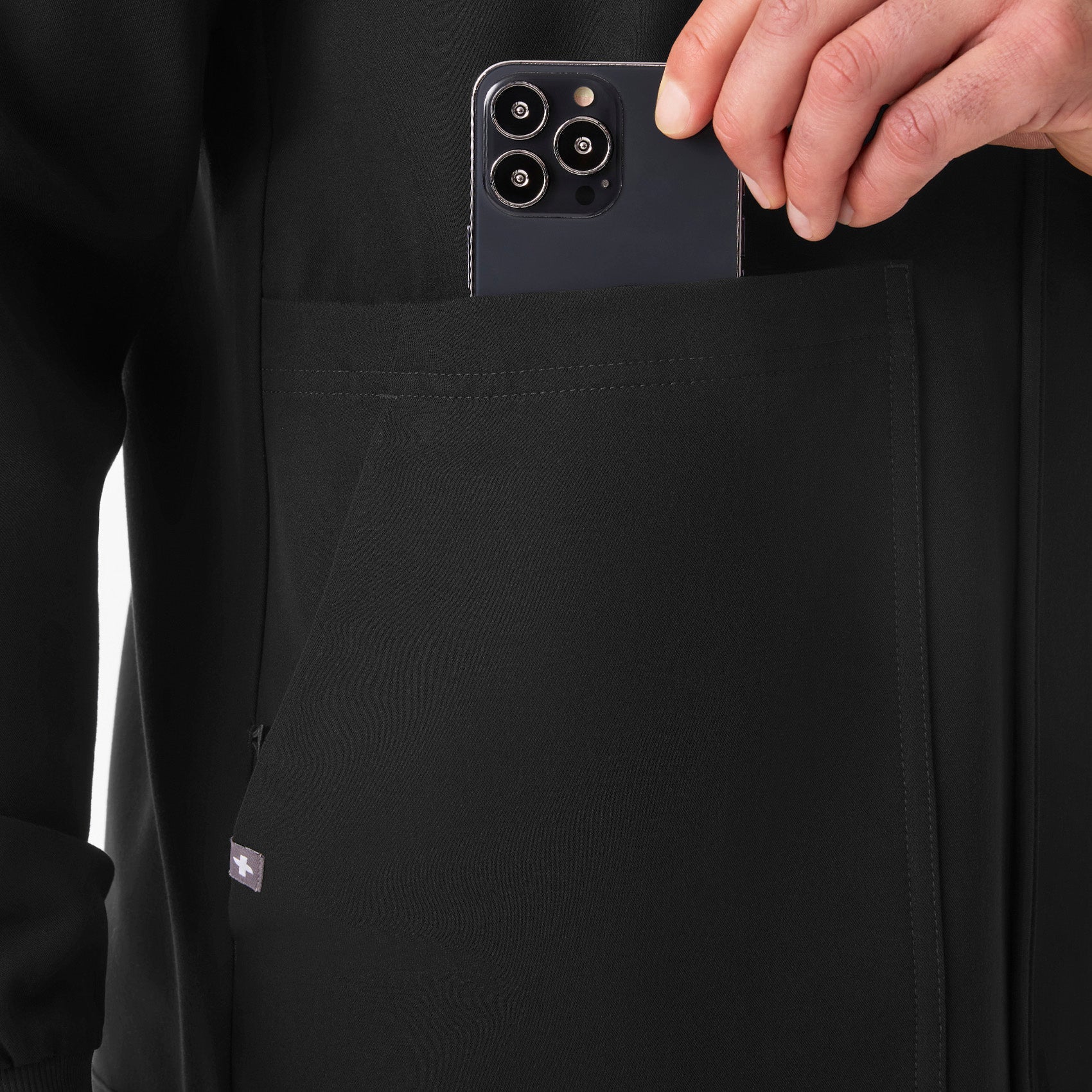 Troy Scrub Jacket - Black