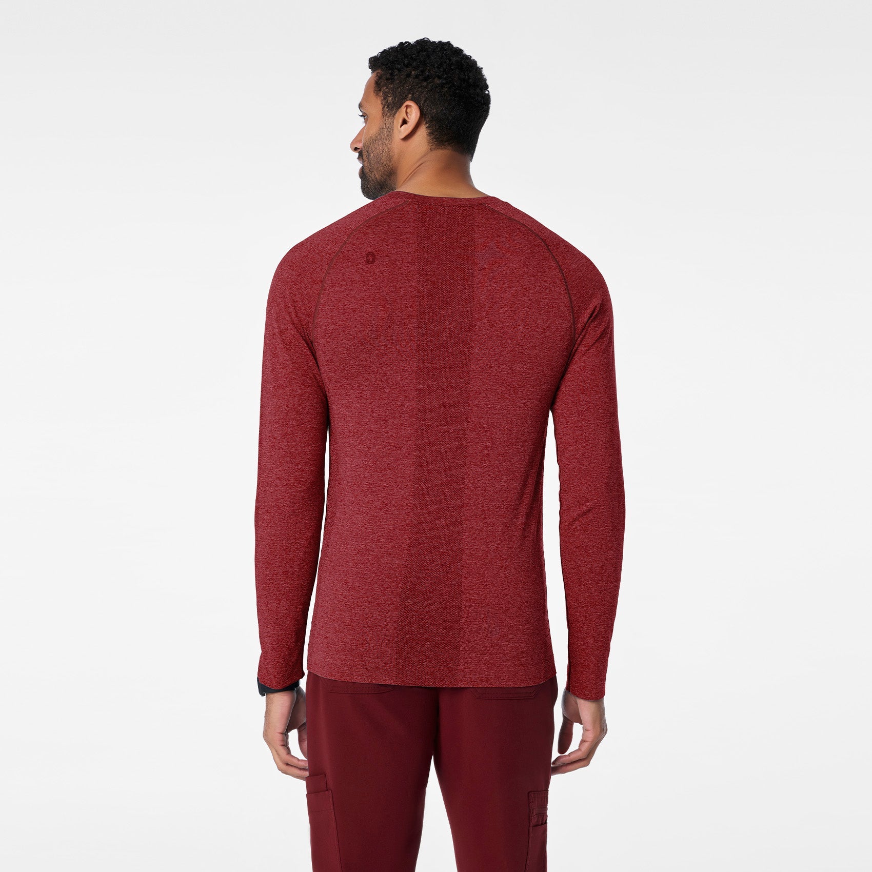 Makato Seamless Long-Sleeve Underscrub - Burgundy