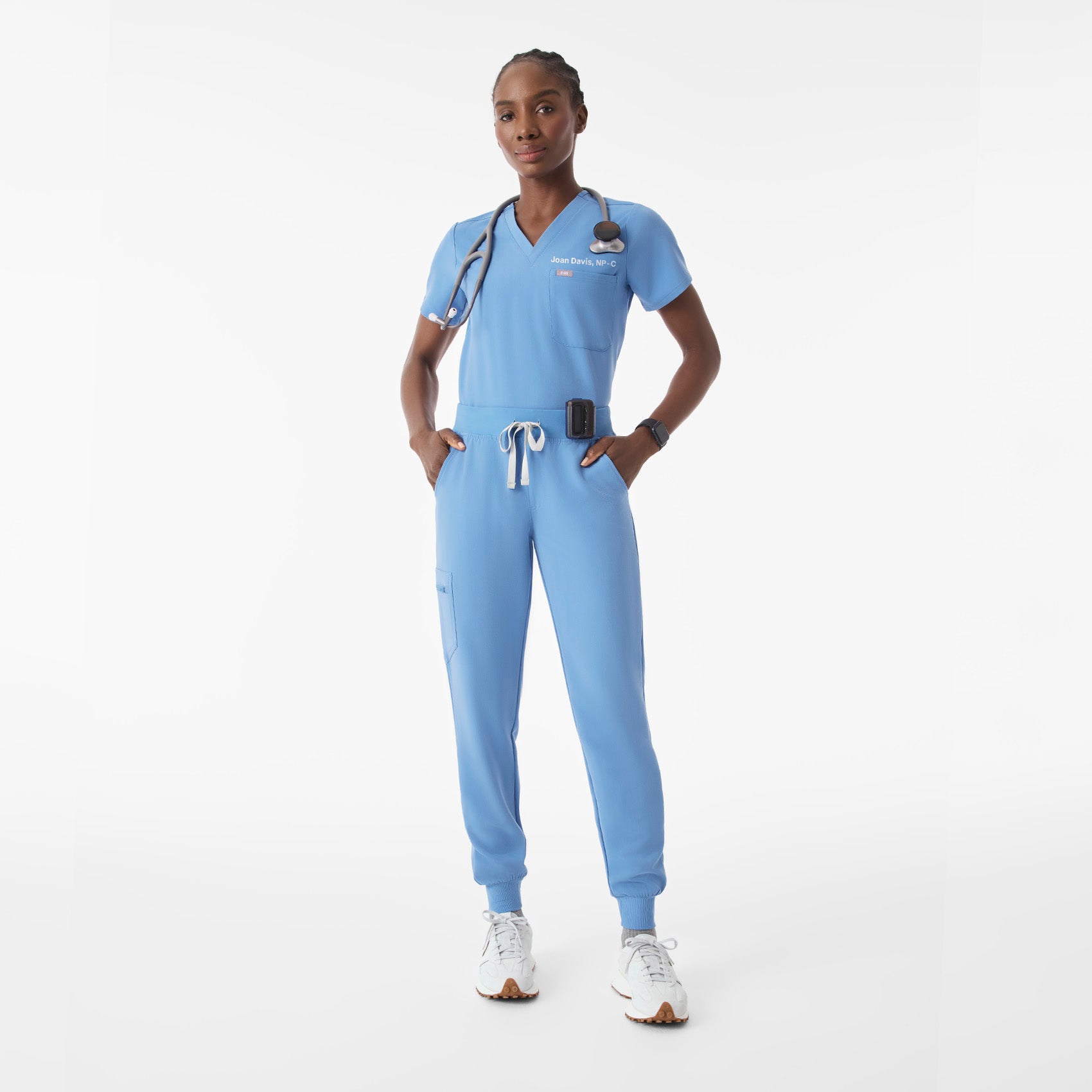Zamora Jogger Scrub Pant™ - Ceil Blue