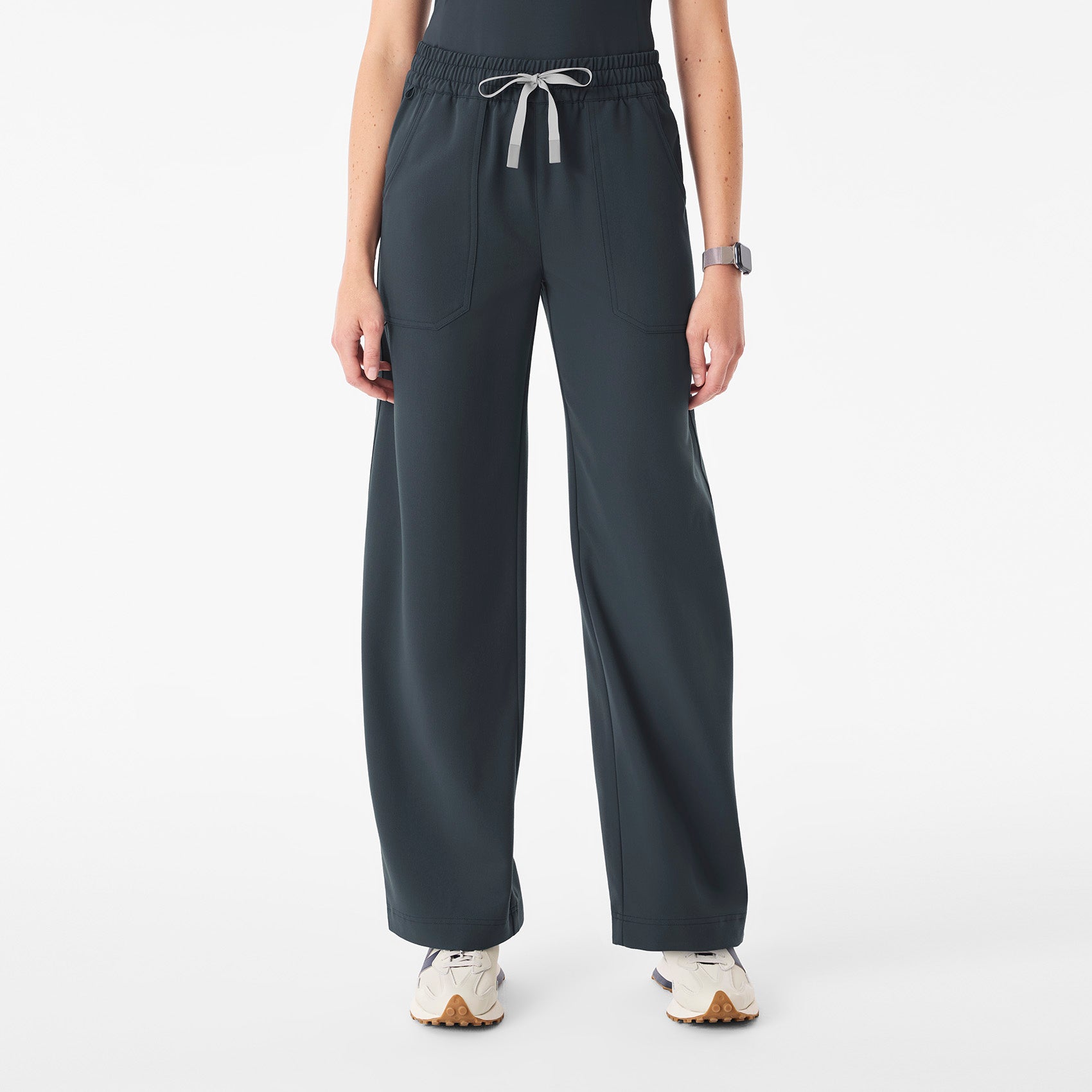 Roslyn Wide-Leg Scrub Pant  - Dark Harbor