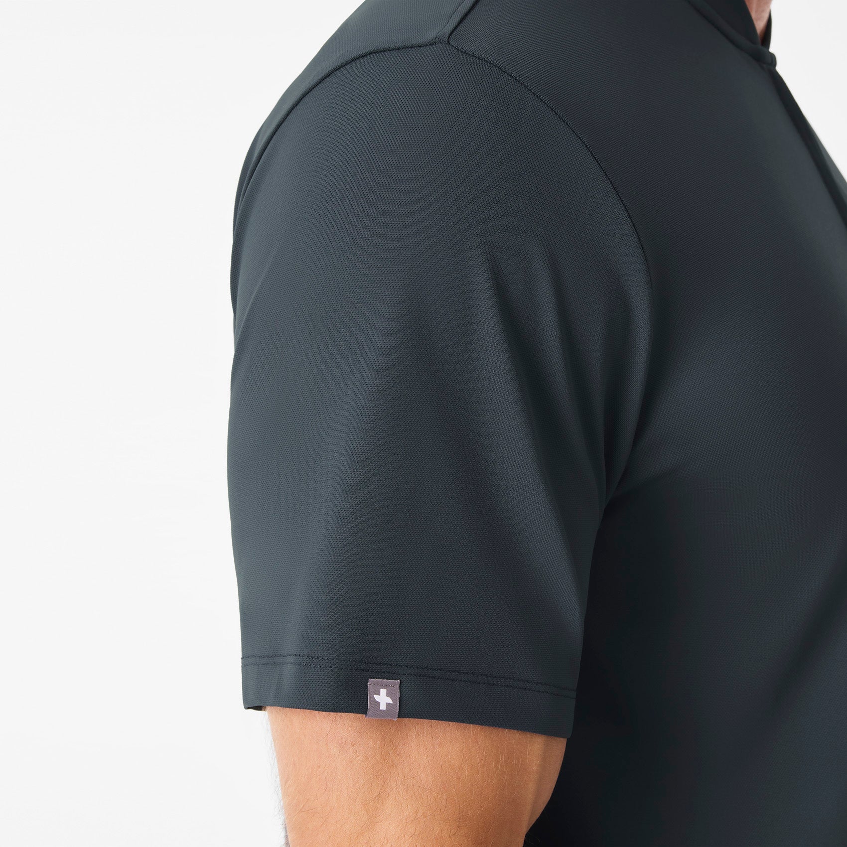 Dawes ¼ Zip Scrub Top  - Dark Harbor