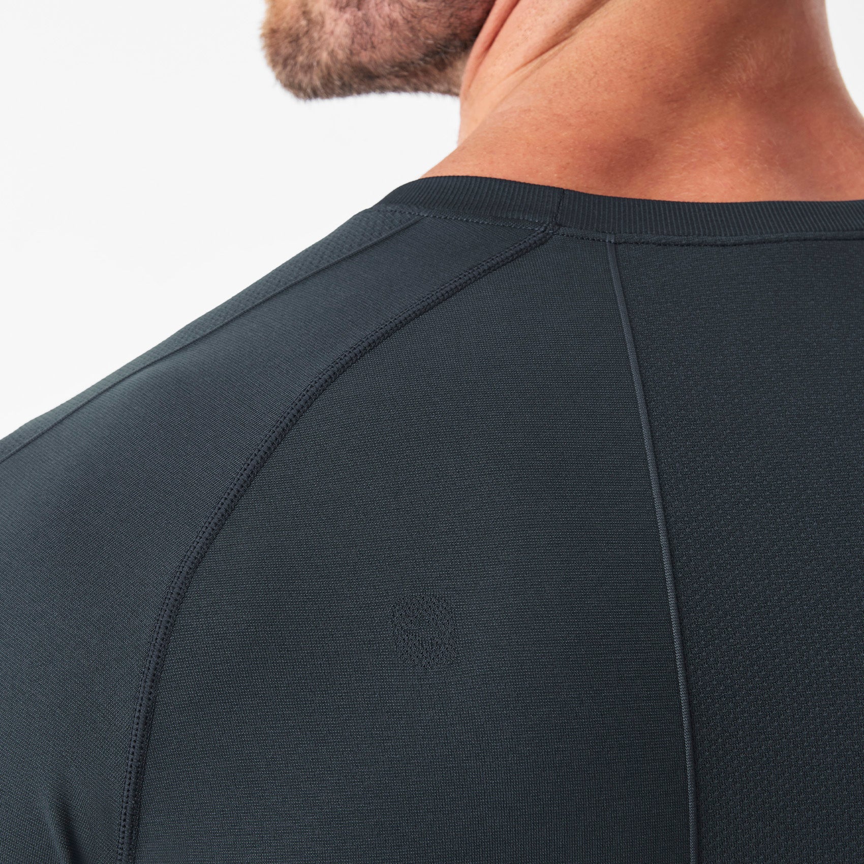 Makato Solid Long-Sleeve Underscrub  - Dark Harbor