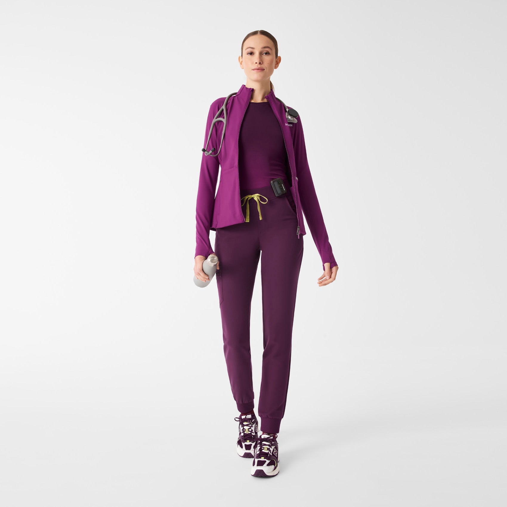 ContourKnit Scrub Jacket™ - Light Deep Purple