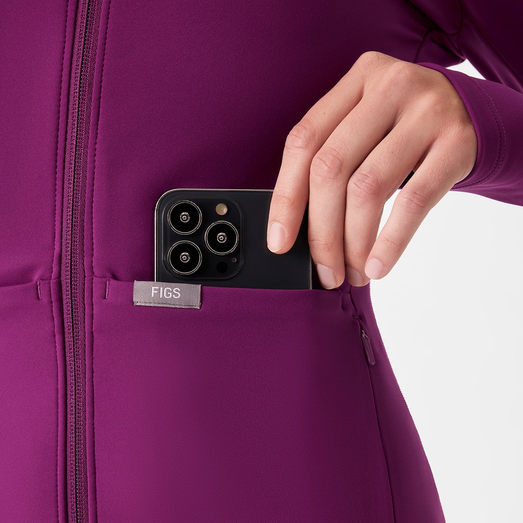 ContourKnit Scrub Jacket™ - Light Deep Purple