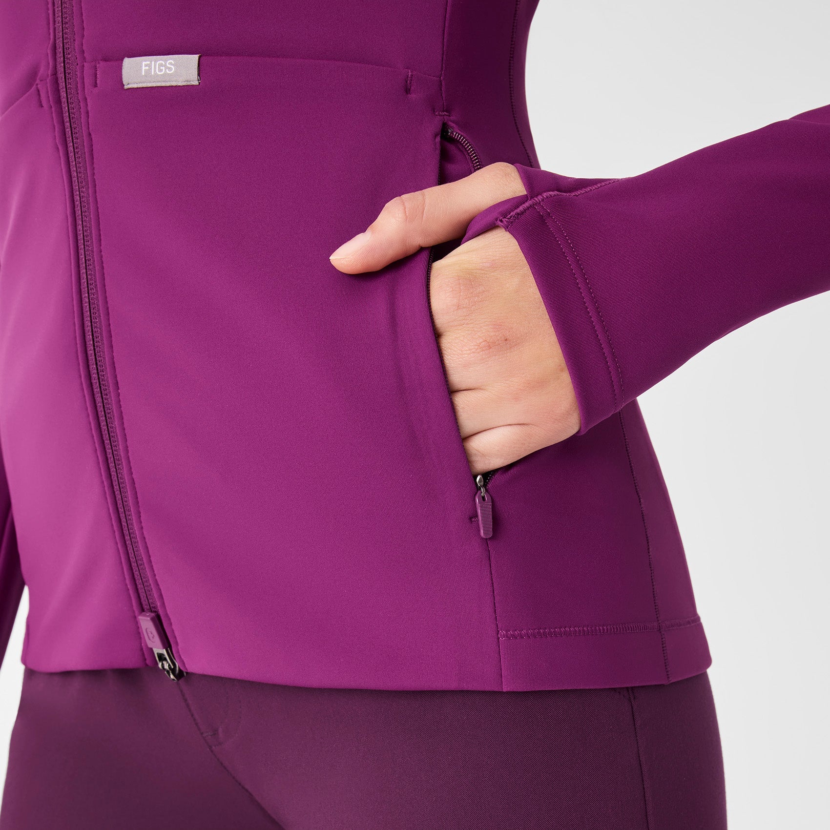 ContourKnit Scrub Jacket™ - Light Deep Purple