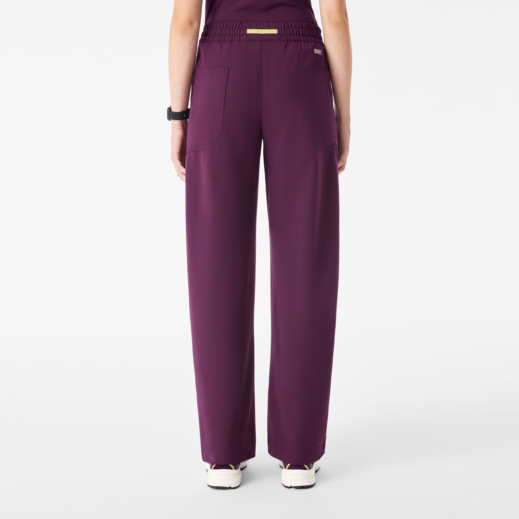 Roslyn Wide-Leg Scrub Pant  - Deep Purple