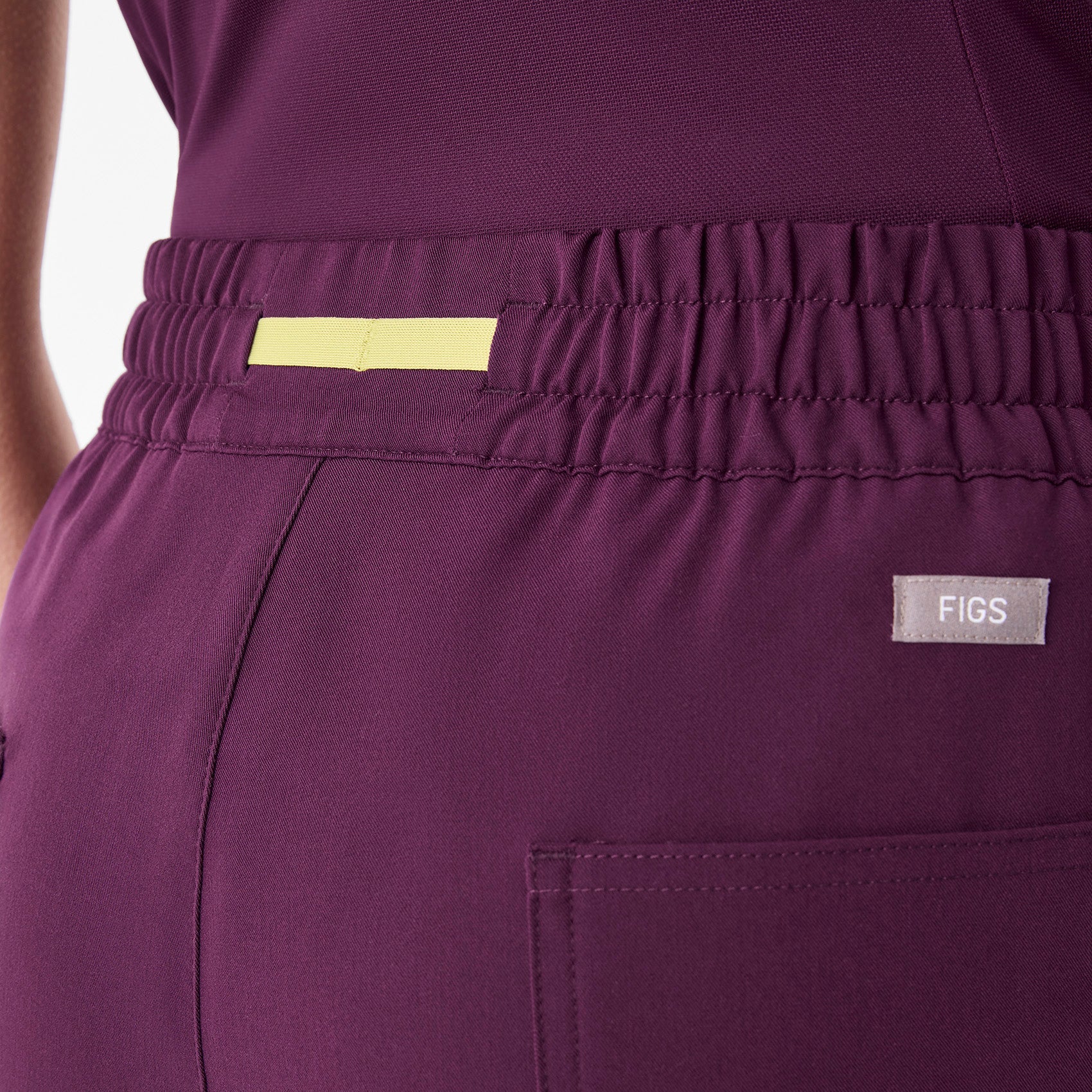 Roslyn Wide-Leg Scrub Pant  - Deep Purple