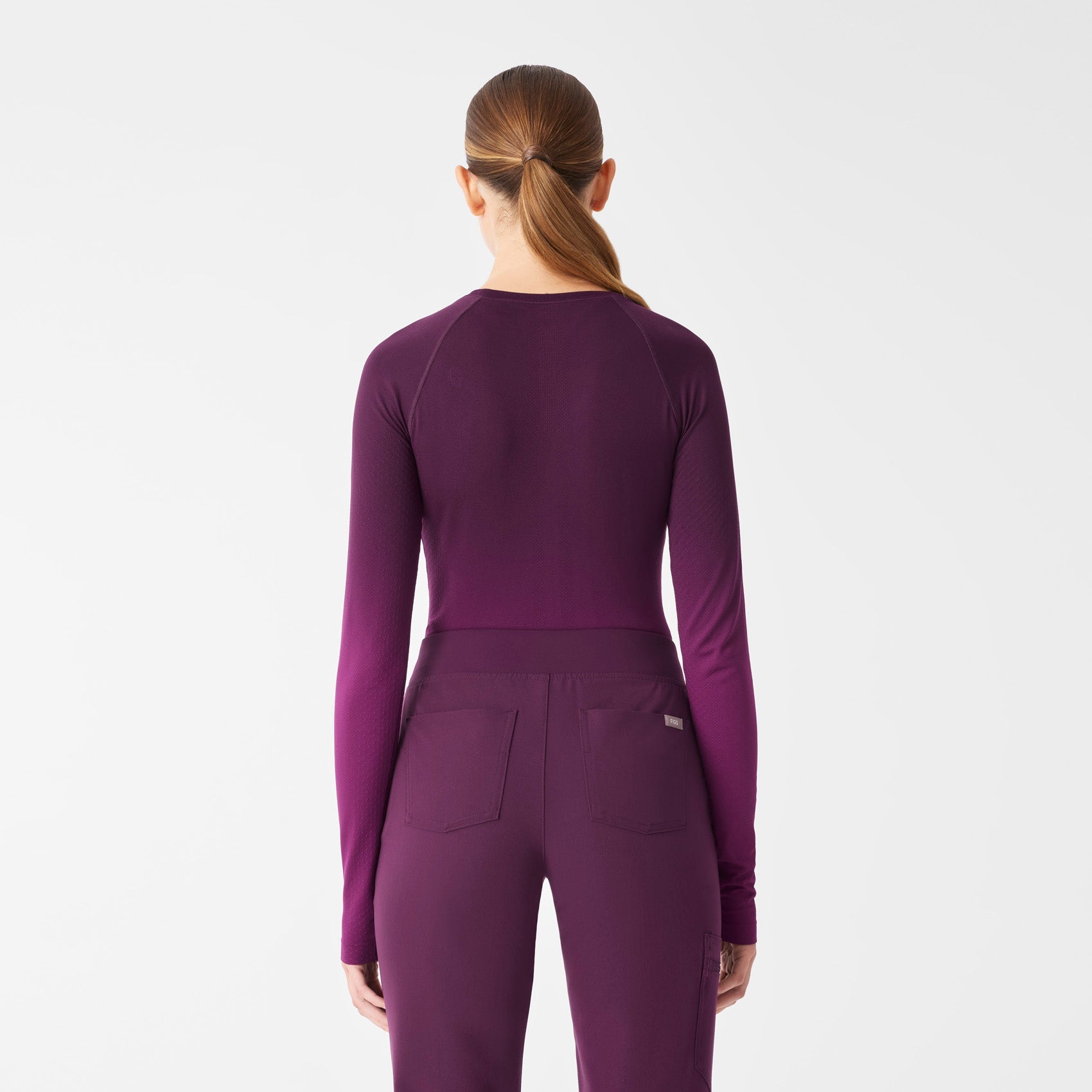 Salta Ombre Long-Sleeve Underscrub - Ombre Deep Purple
