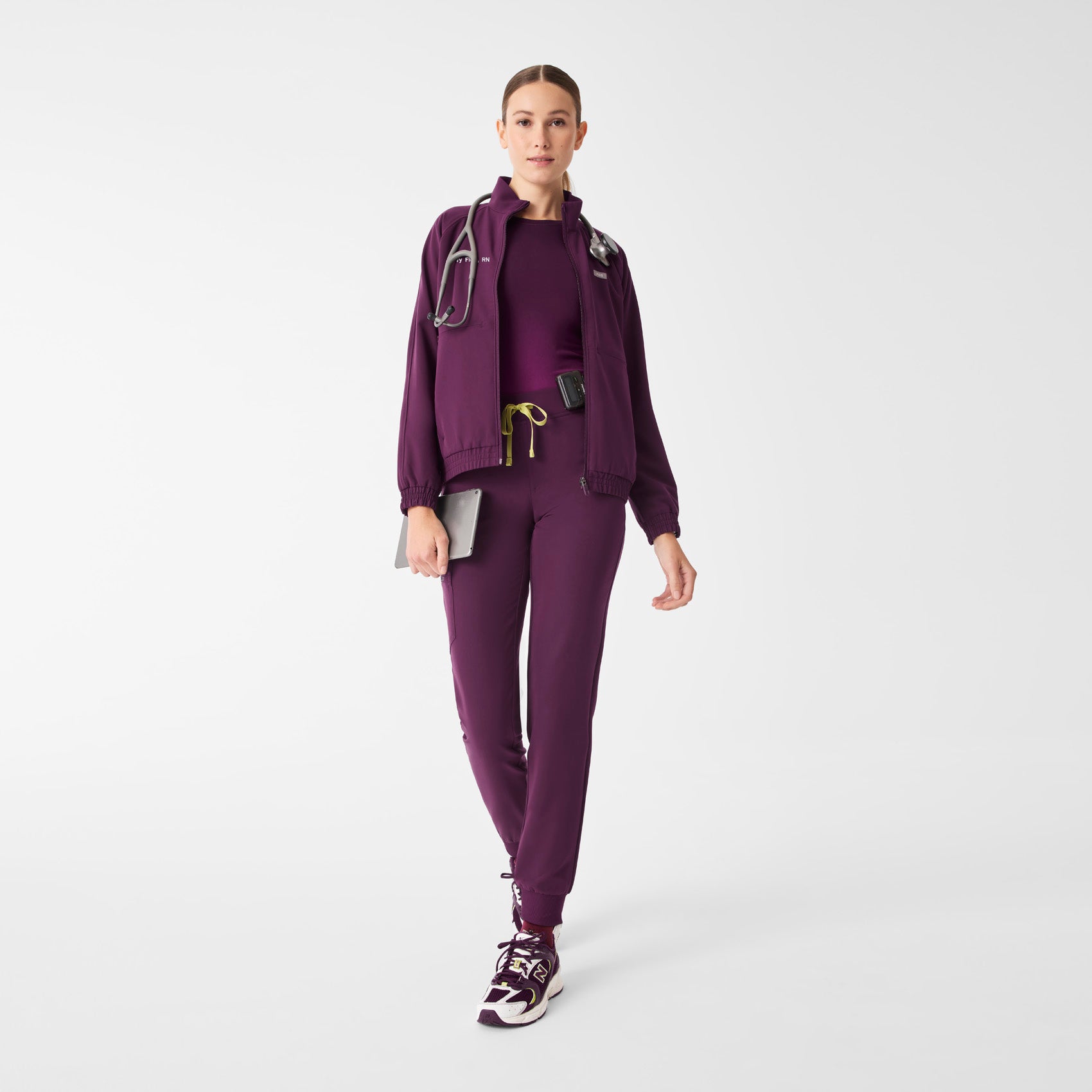 Sydney Scrub Jacket - Deep Purple