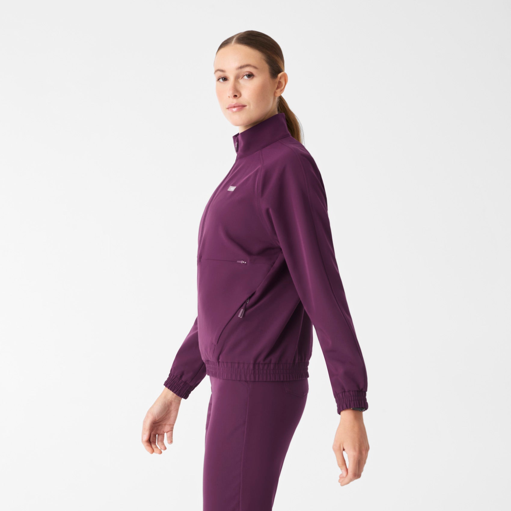 Sydney Scrub Jacket - Deep Purple