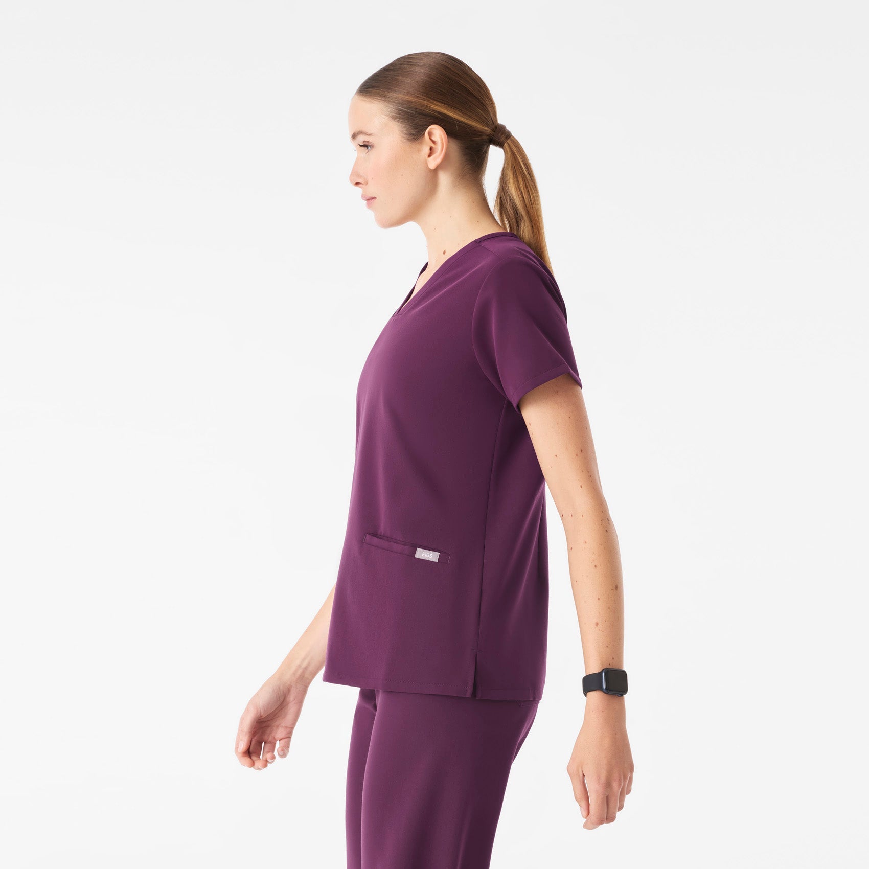Casma Scrub Top™ - Deep Purple
