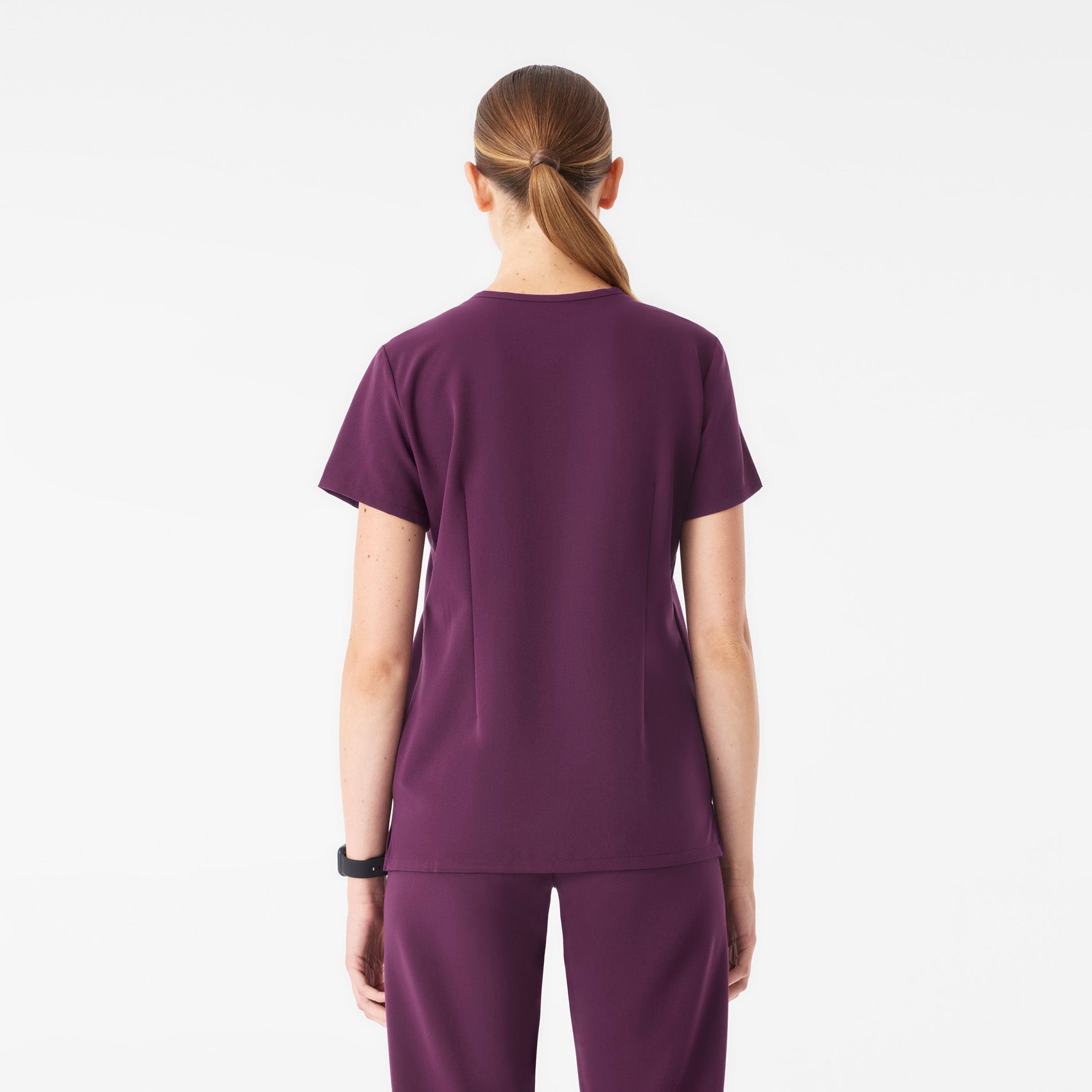Casma Scrub Top™ - Deep Purple