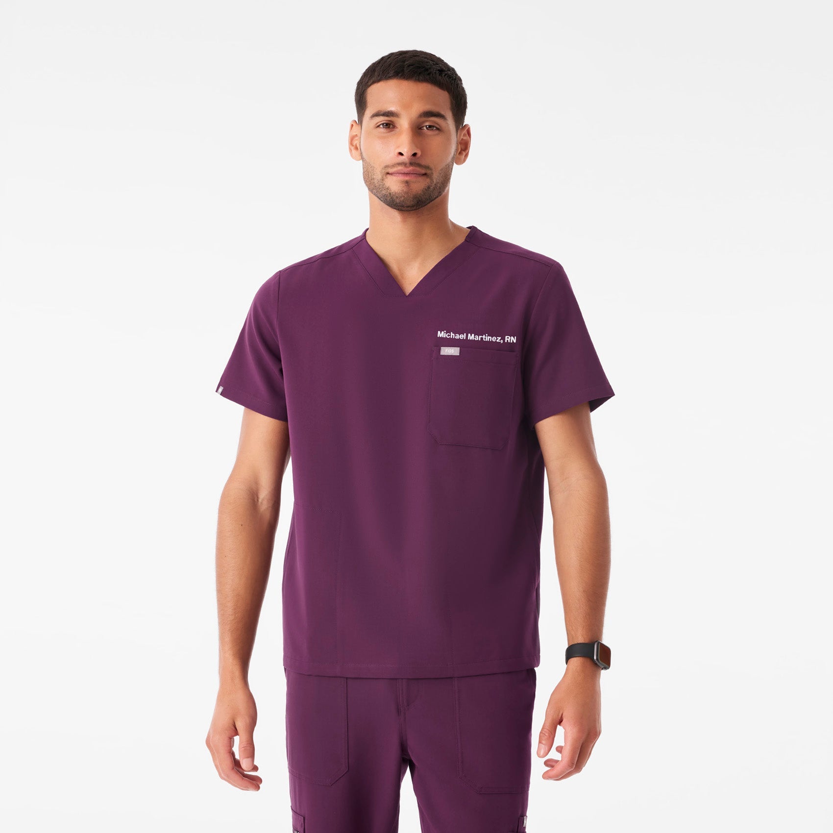 Chisec Scrub Top™ - Deep Purple