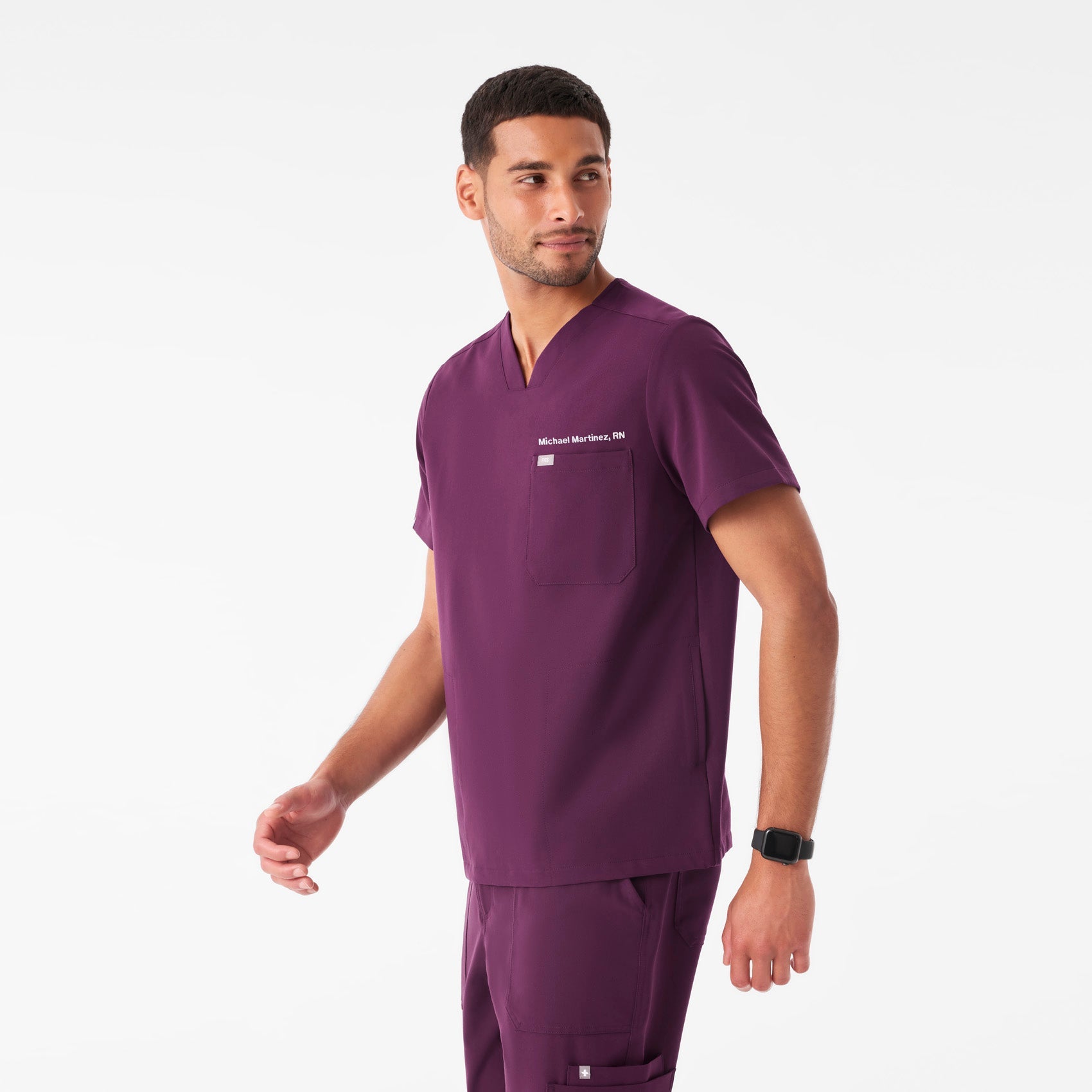 Chisec Scrub Top™ - Deep Purple