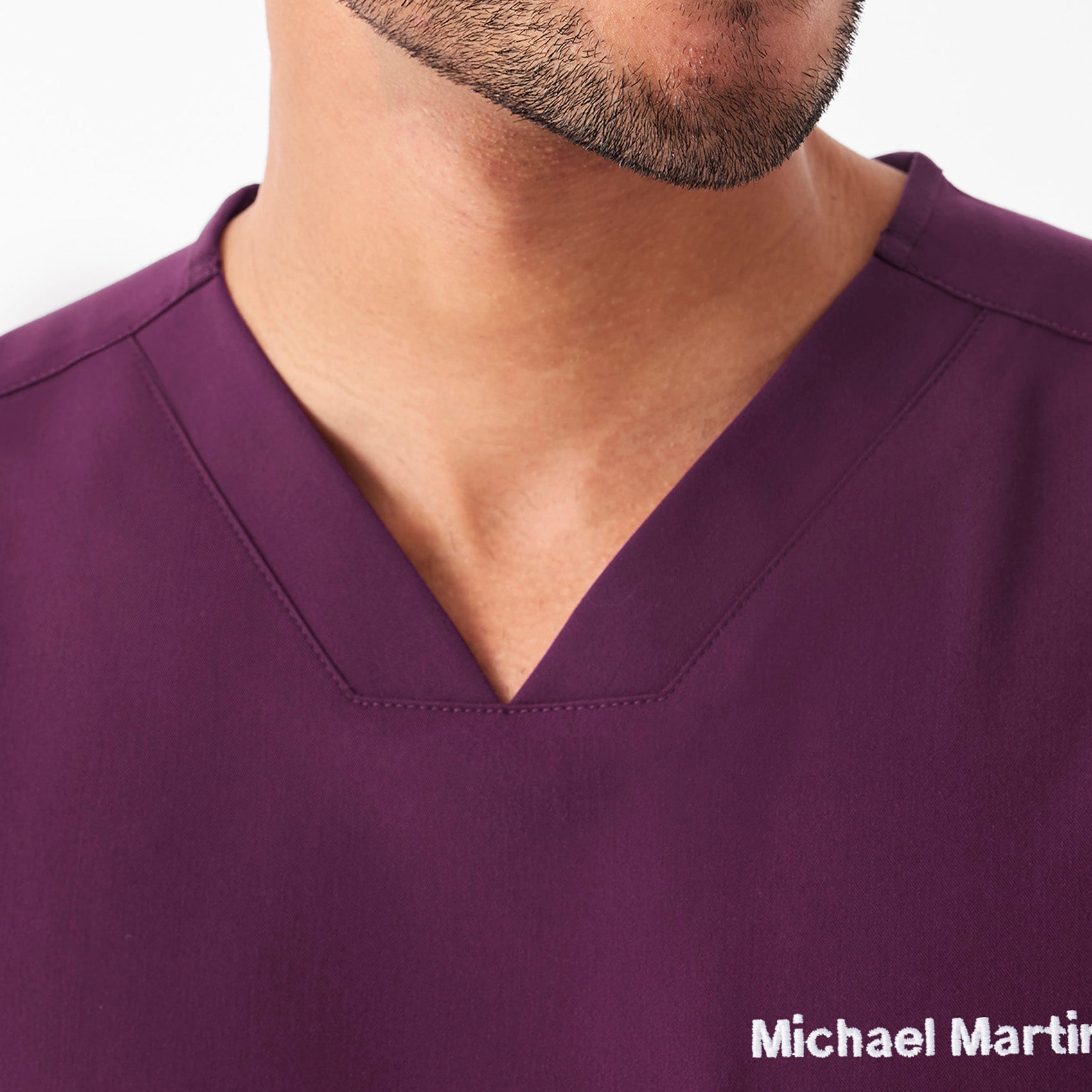 Chisec Scrub Top™ - Deep Purple