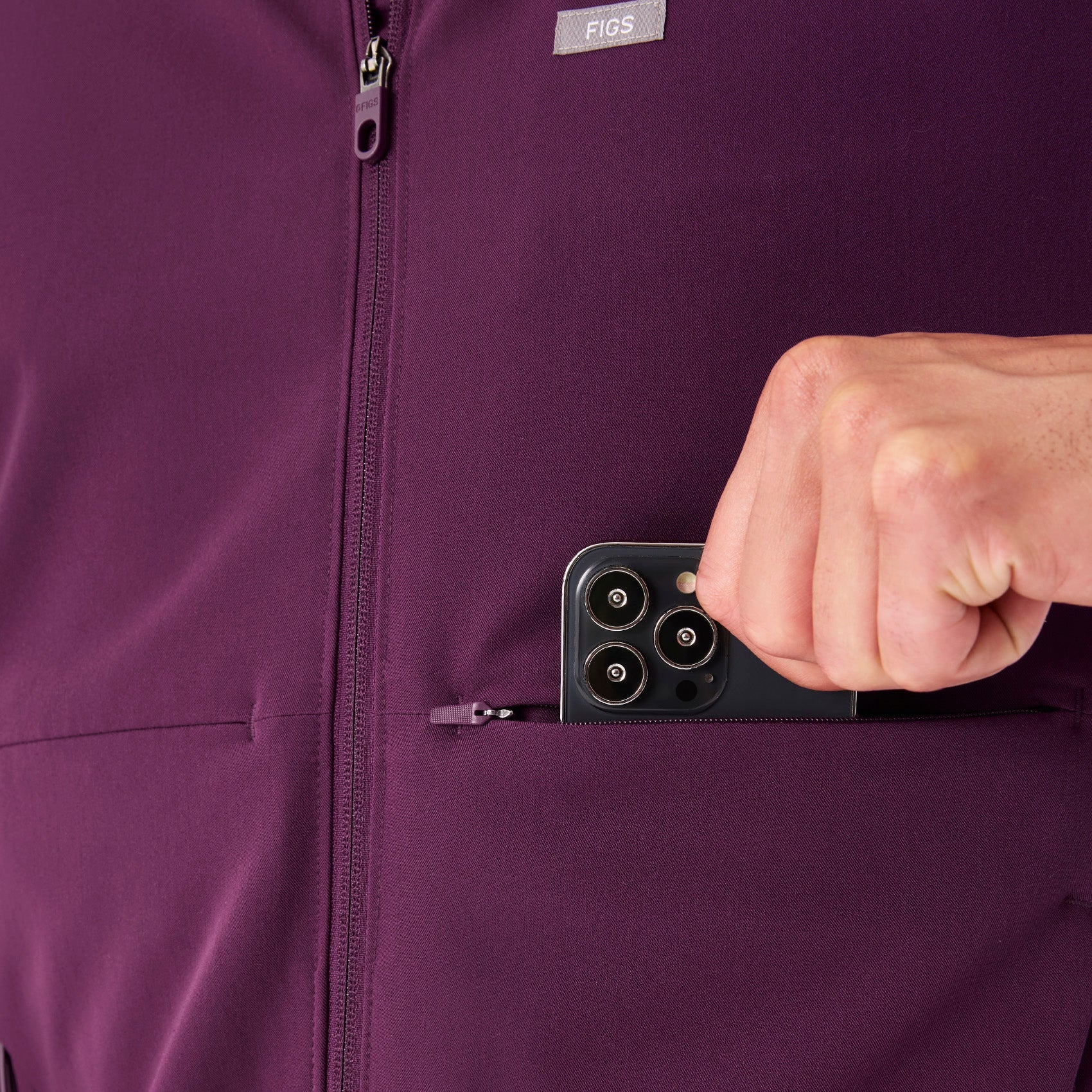 Cobaki Scrub Jacket - Deep Purple