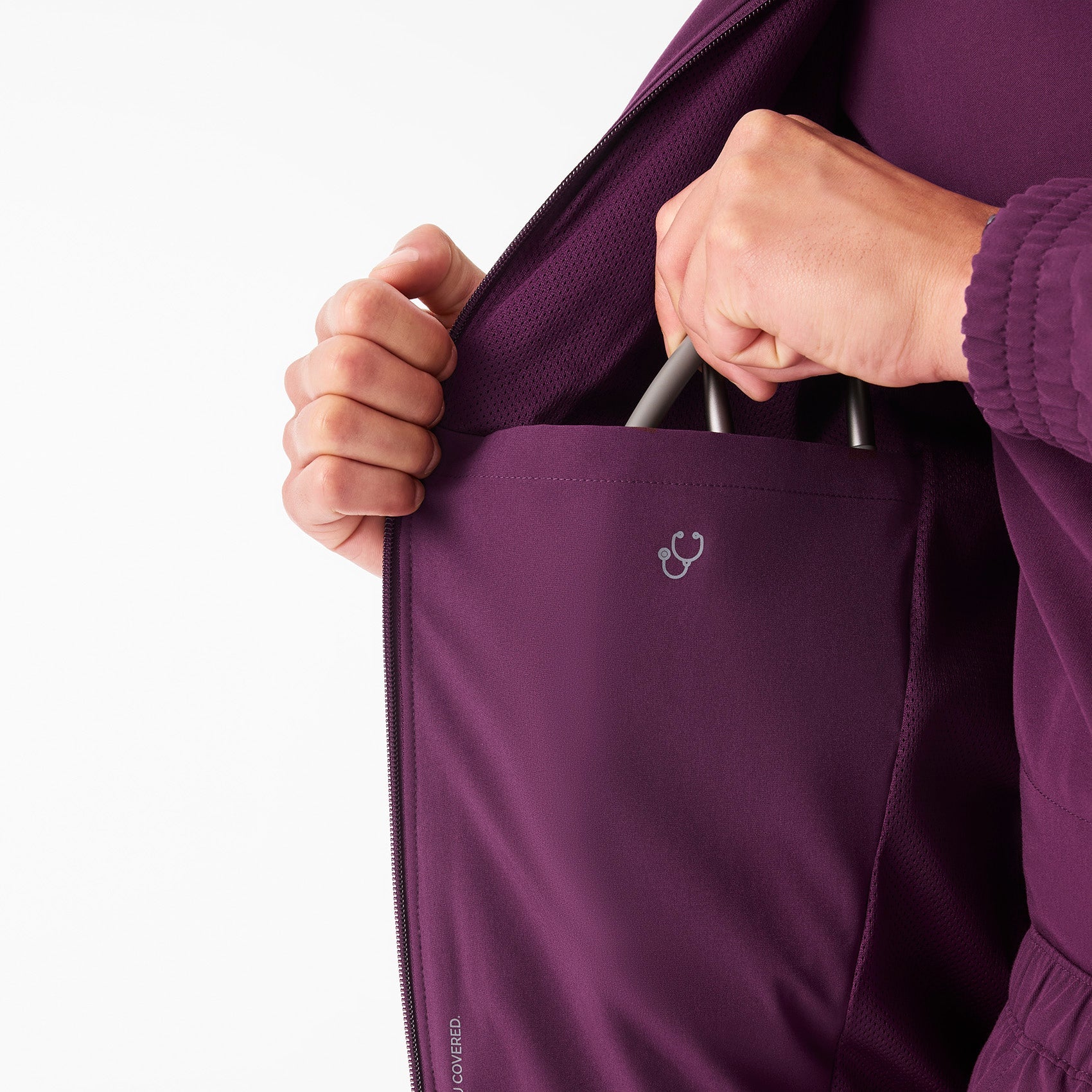 Cobaki Scrub Jacket - Deep Purple