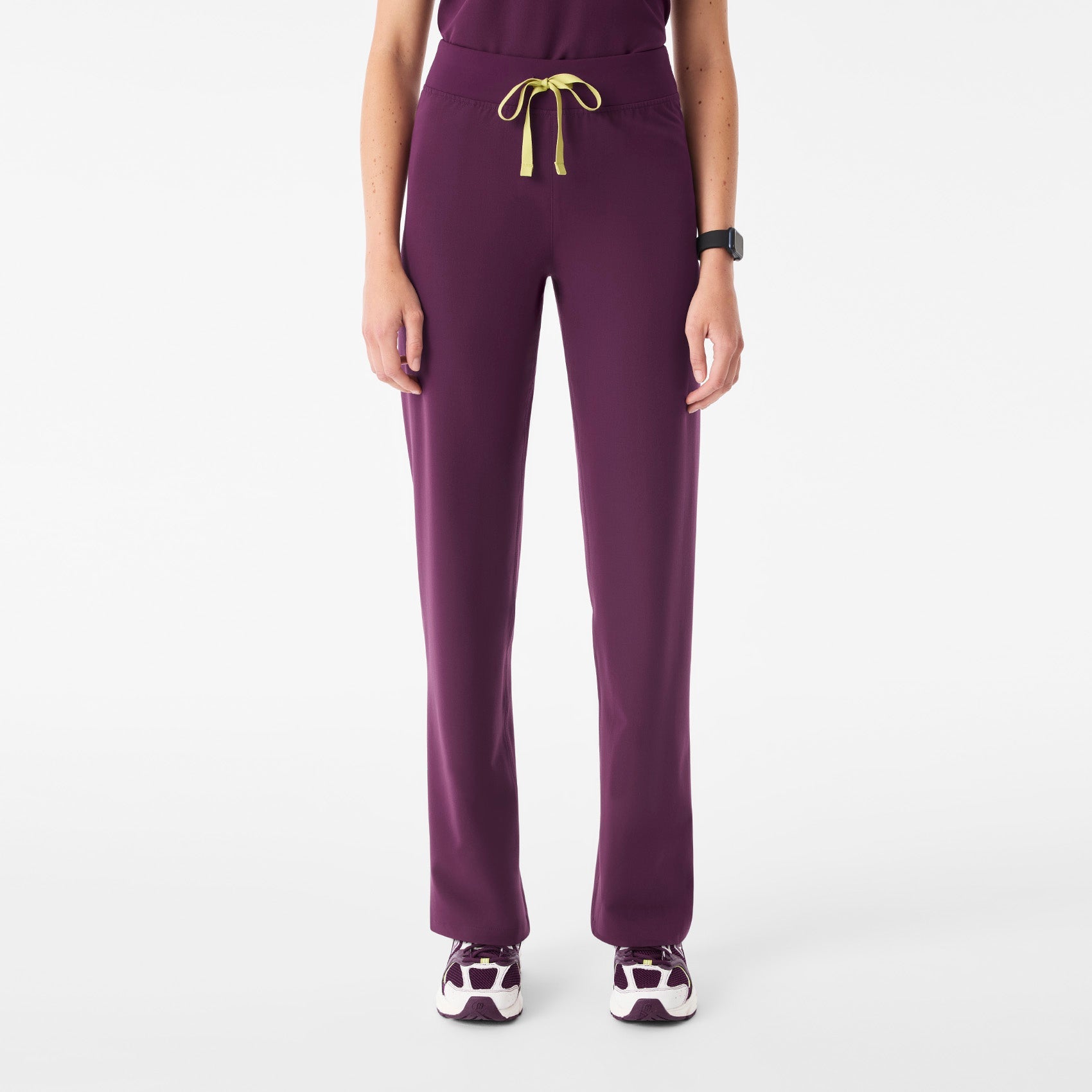 Livingston High-Rise Straight-Leg Scrub Pant™ - Deep Purple