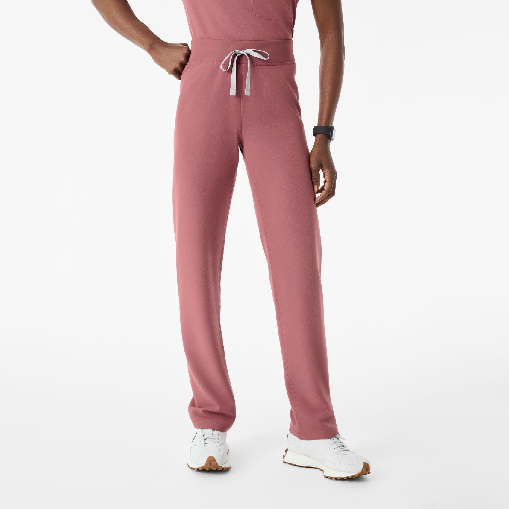 Livingston High-Rise Straight-Leg Scrub Pant™ - Mauve