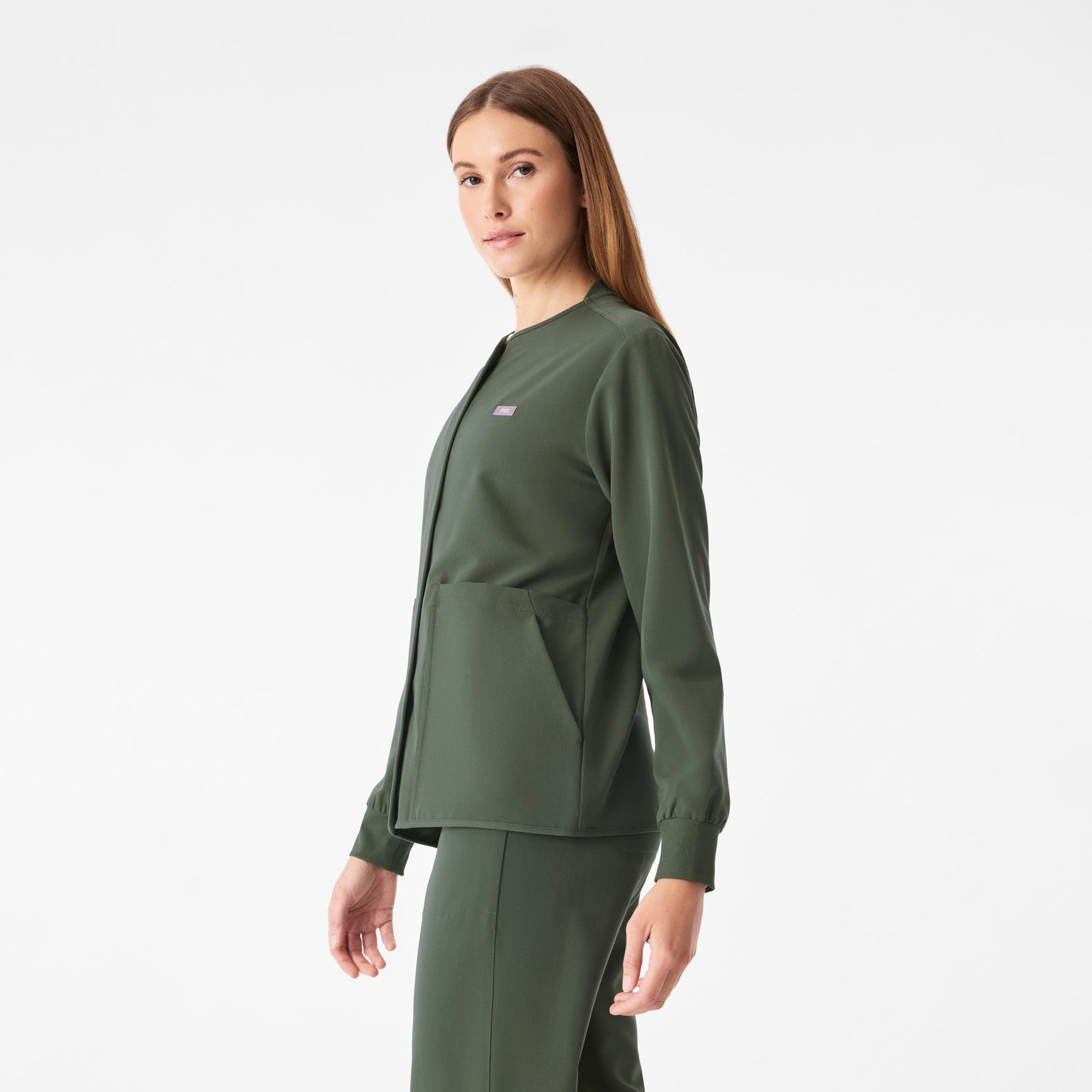 Claire Scrub Jacket - Moss