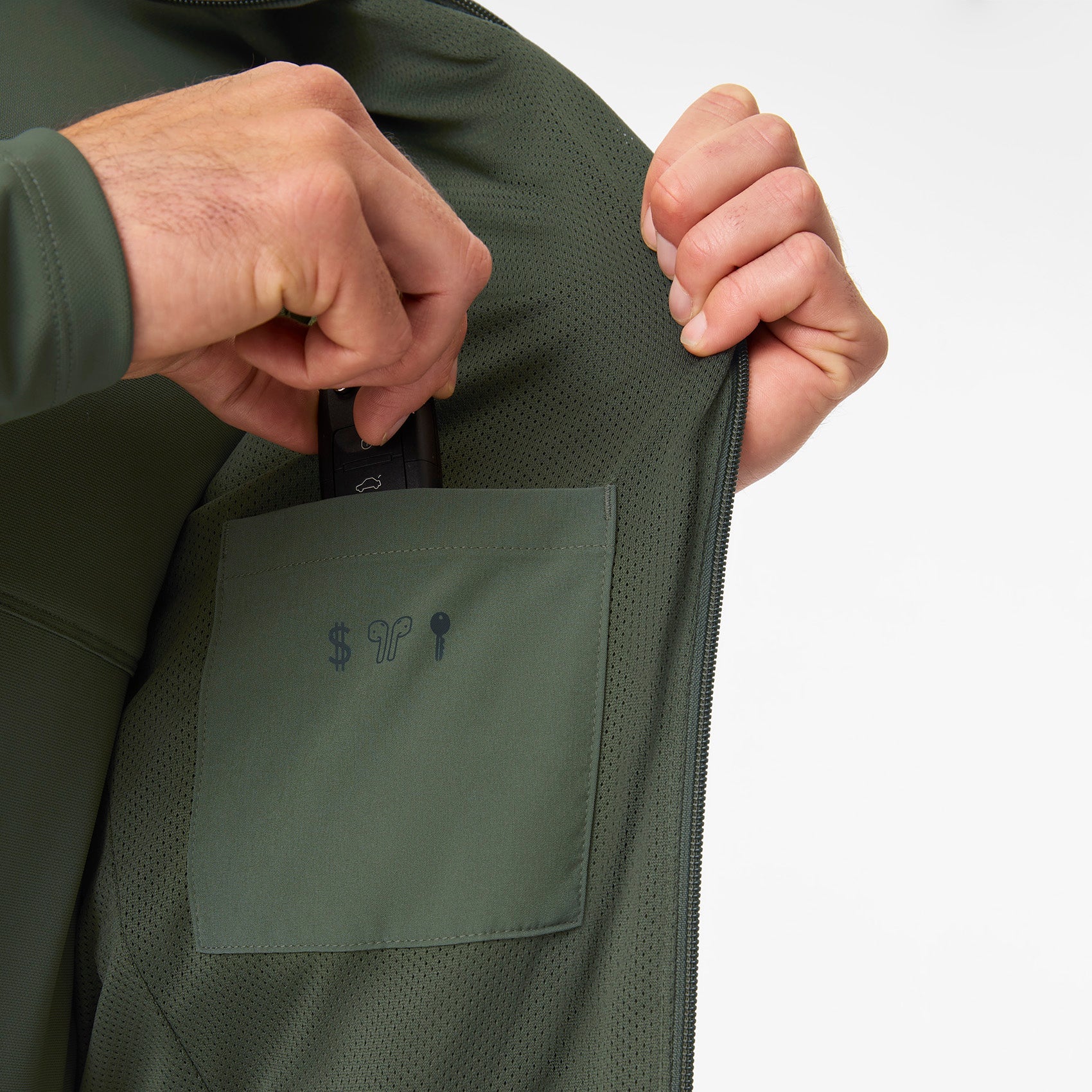 Cobaki Scrub Vest - Moss