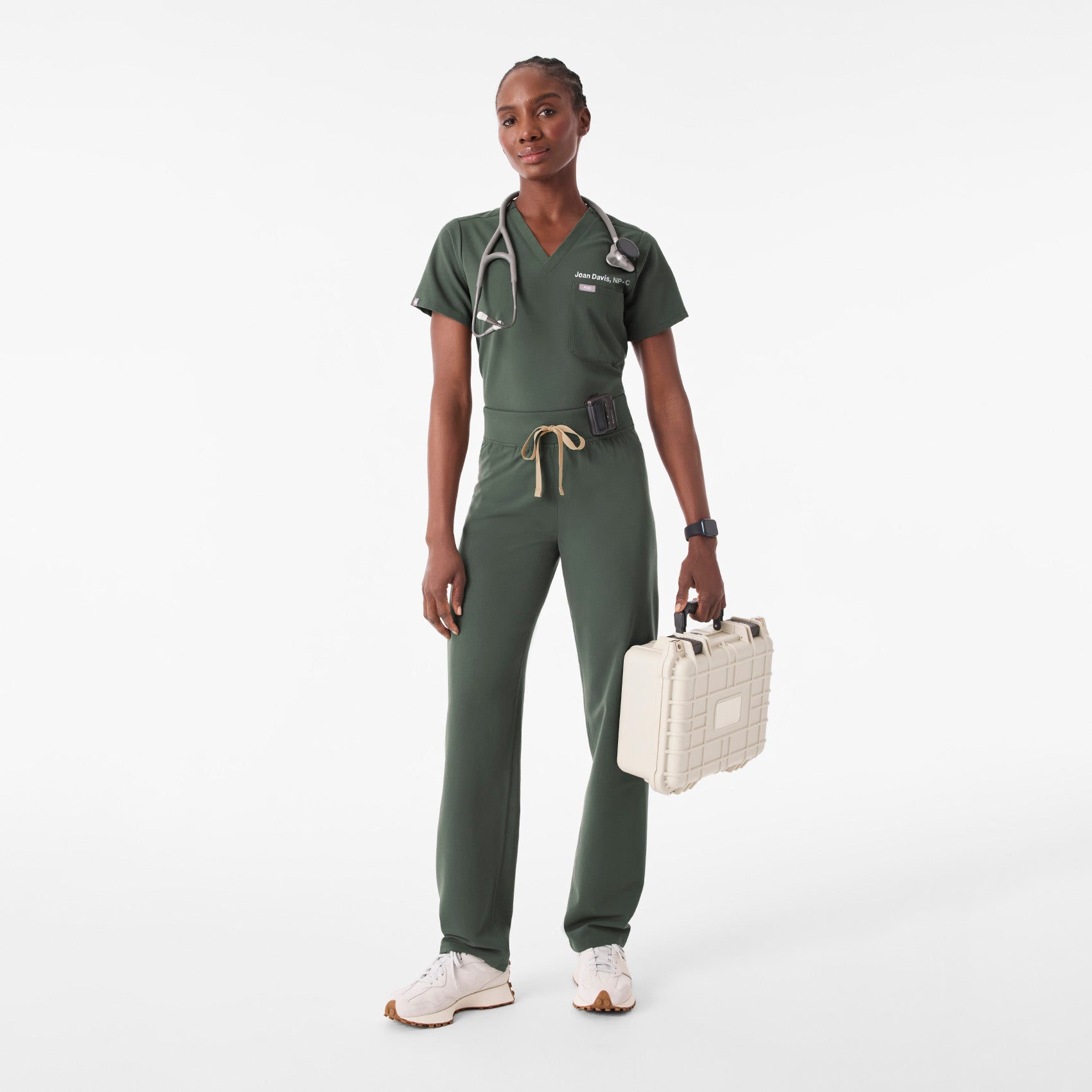 Livingston High-Rise Straight-Leg Scrub Pant™ - Moss