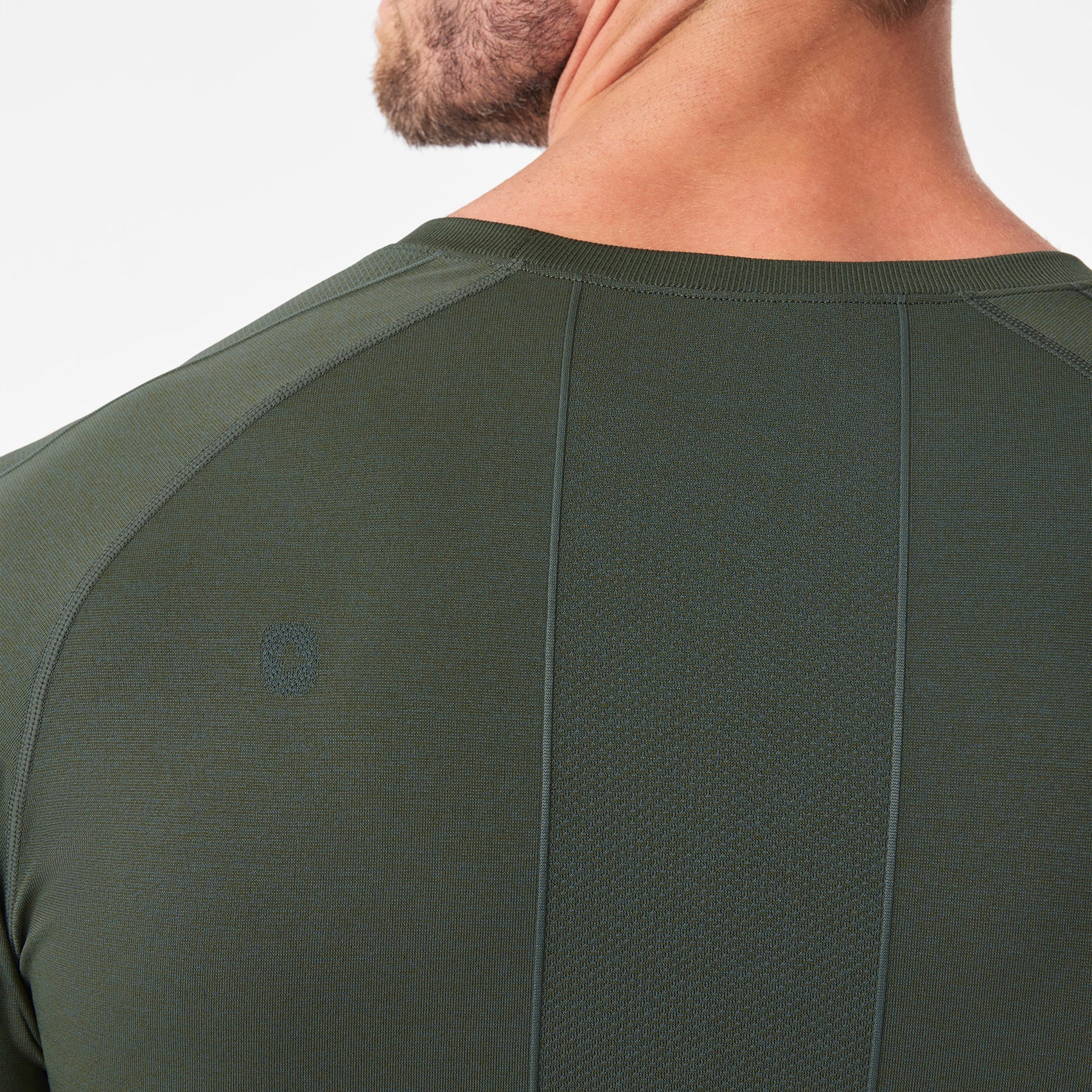 Makato Solid Long-Sleeve Underscrub  - Moss