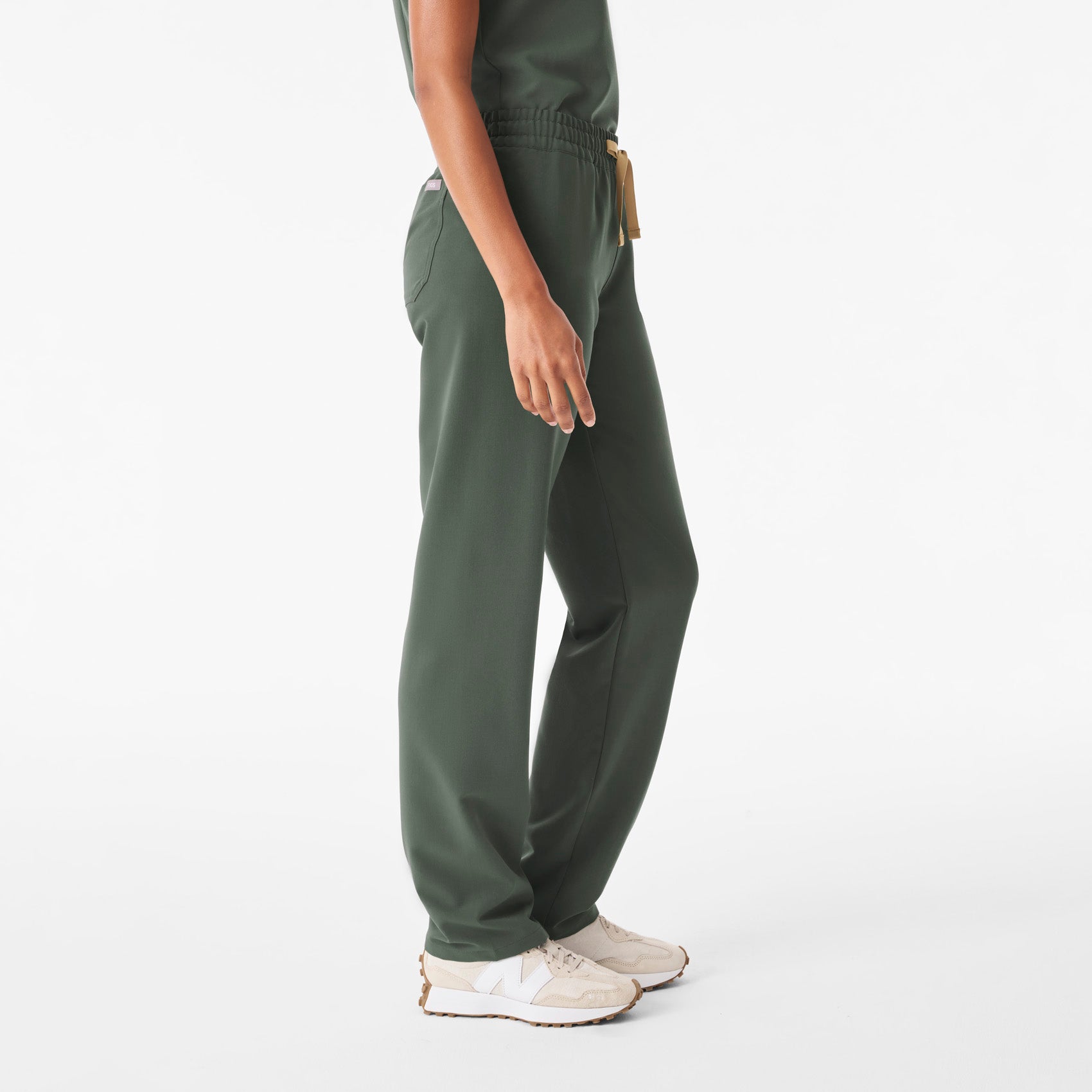 Livingston Ruched Straight-Leg Scrub Pant™  - Moss