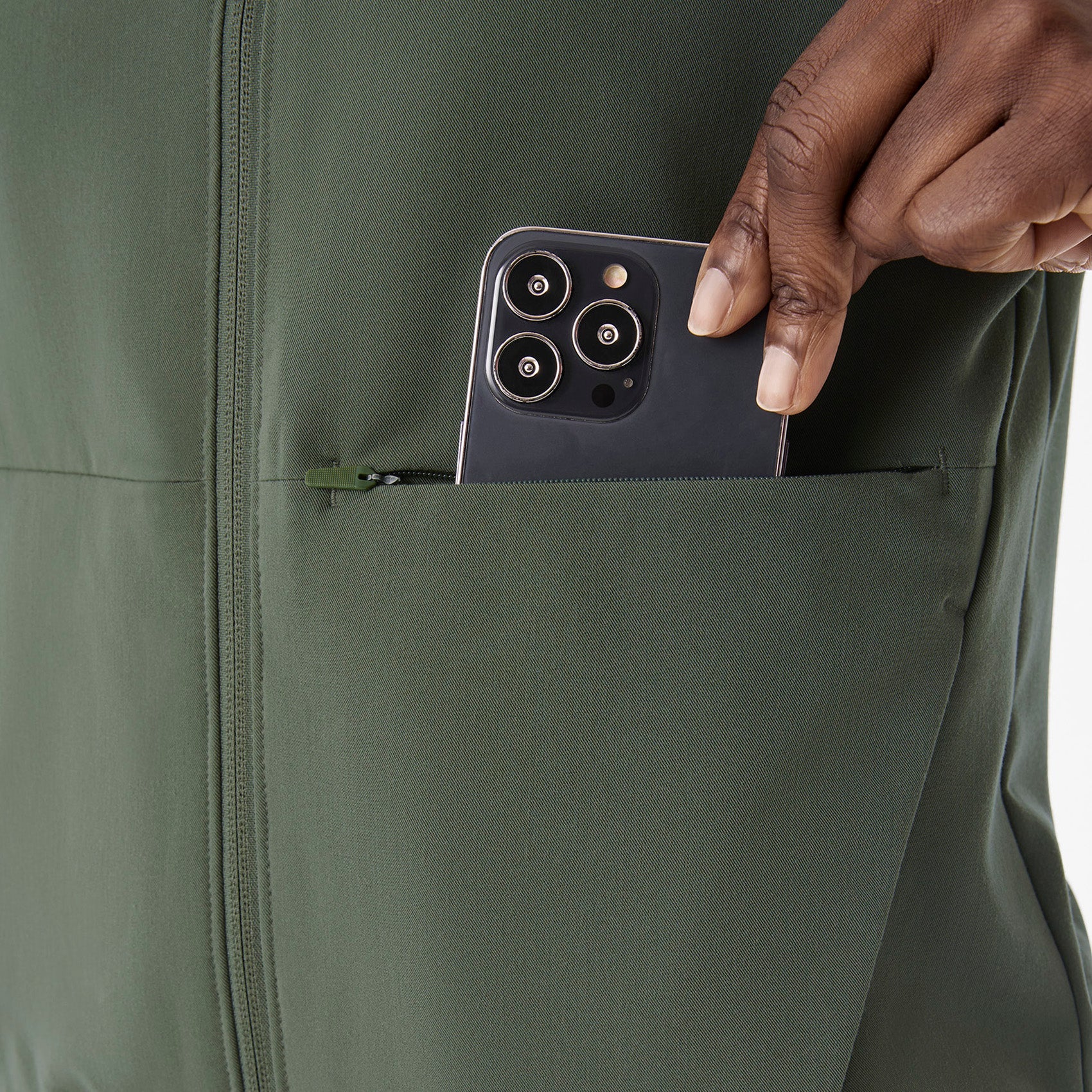  Sydney Scrub Vest - Moss