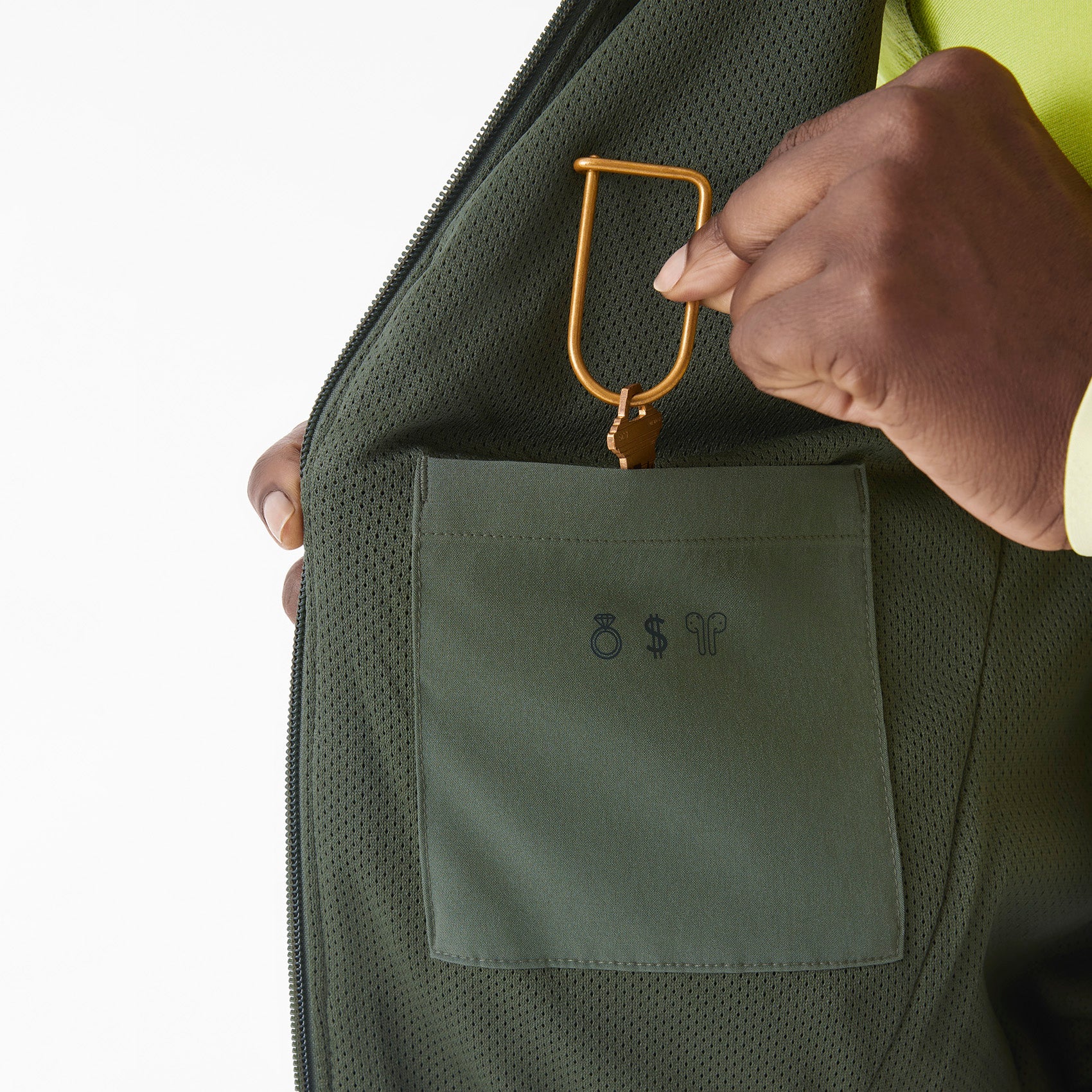  Sydney Scrub Vest - Moss