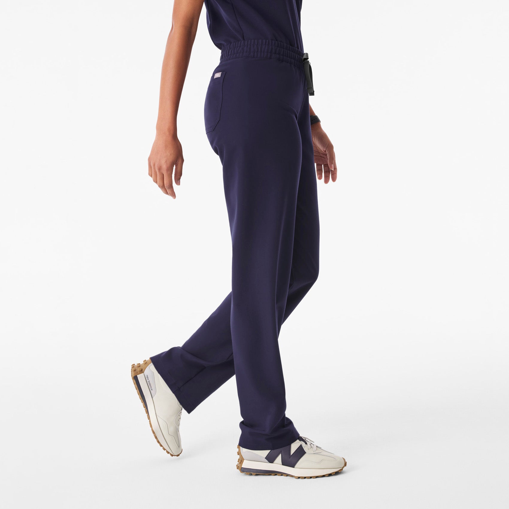 Livingston Ruched Straight-Leg Scrub Pant™  - Navy