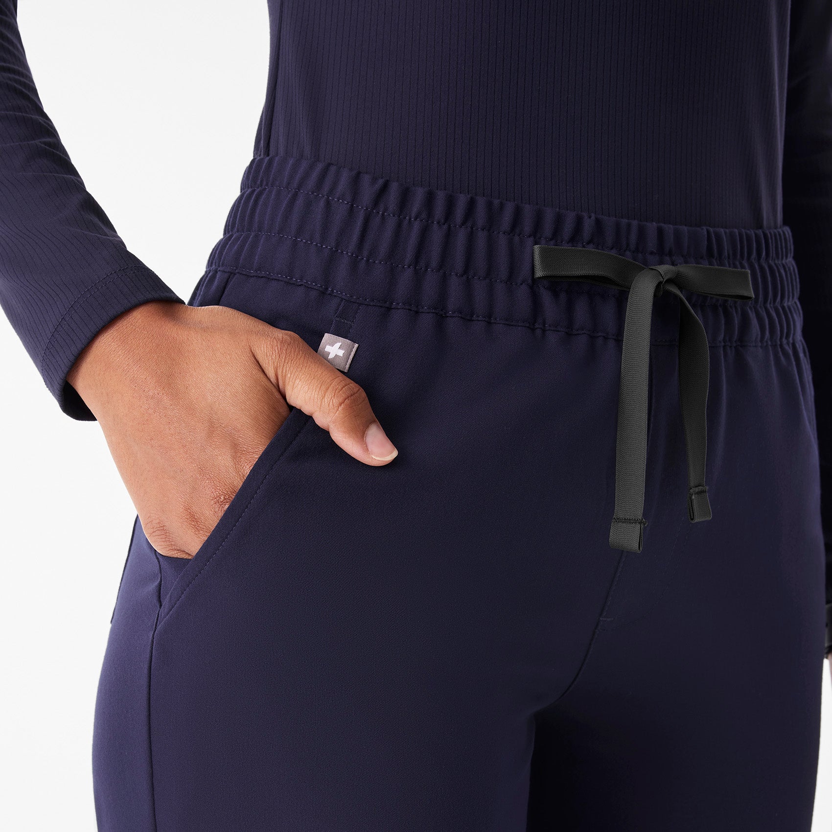 Zamora Ruched Jogger Scrub Pant™ - Navy