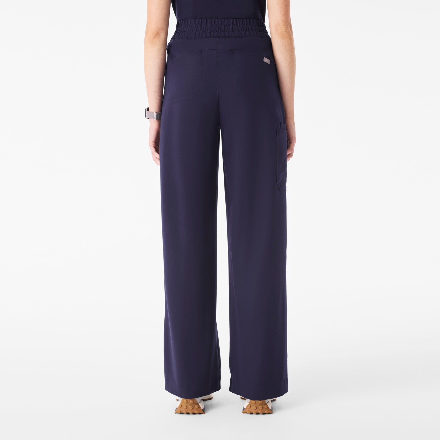 Shelby Ultra High-Rise Wide-Leg Scrub Pant - Navy