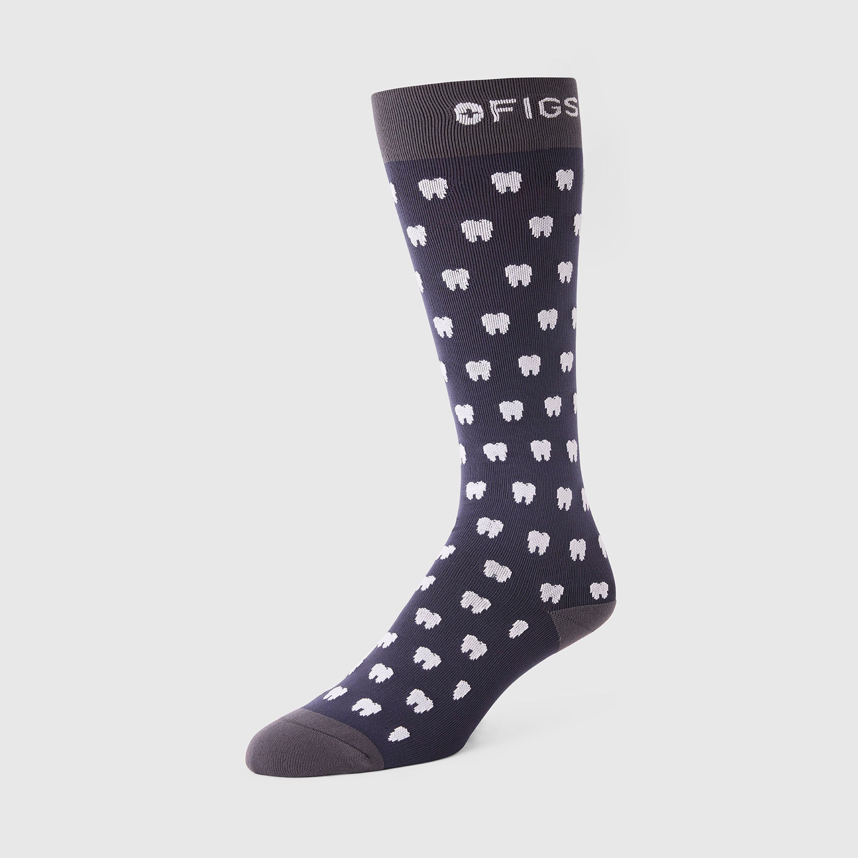 FIGS Compression Socks - Tooth/Navy