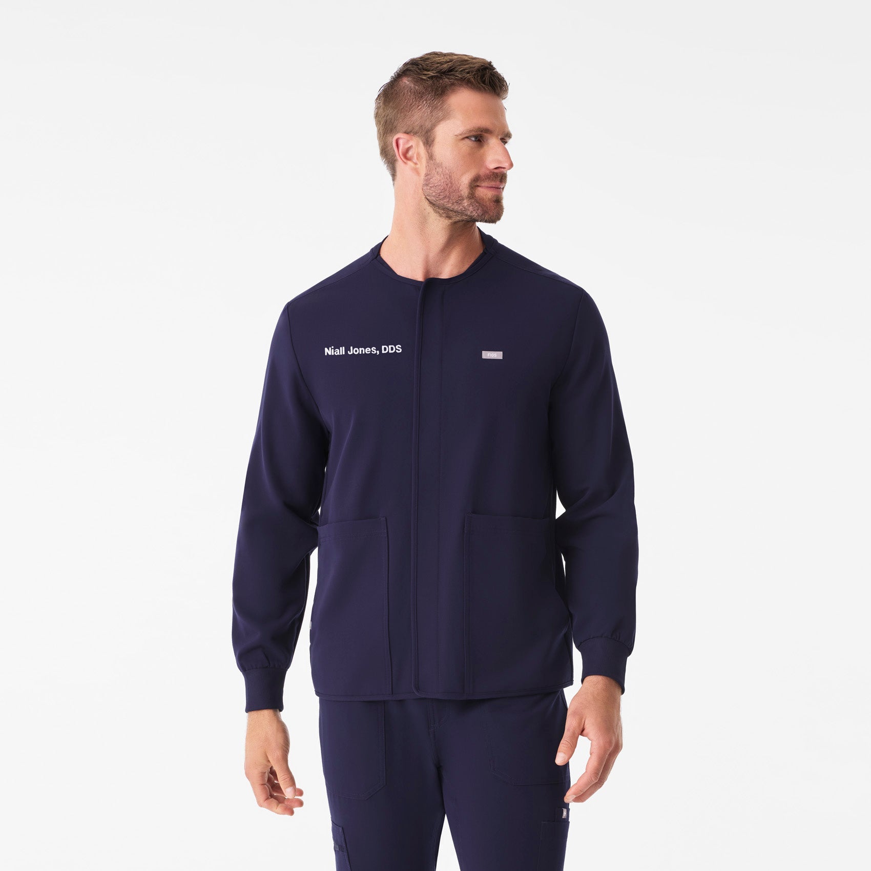 Troy Scrub Jacket - Navy