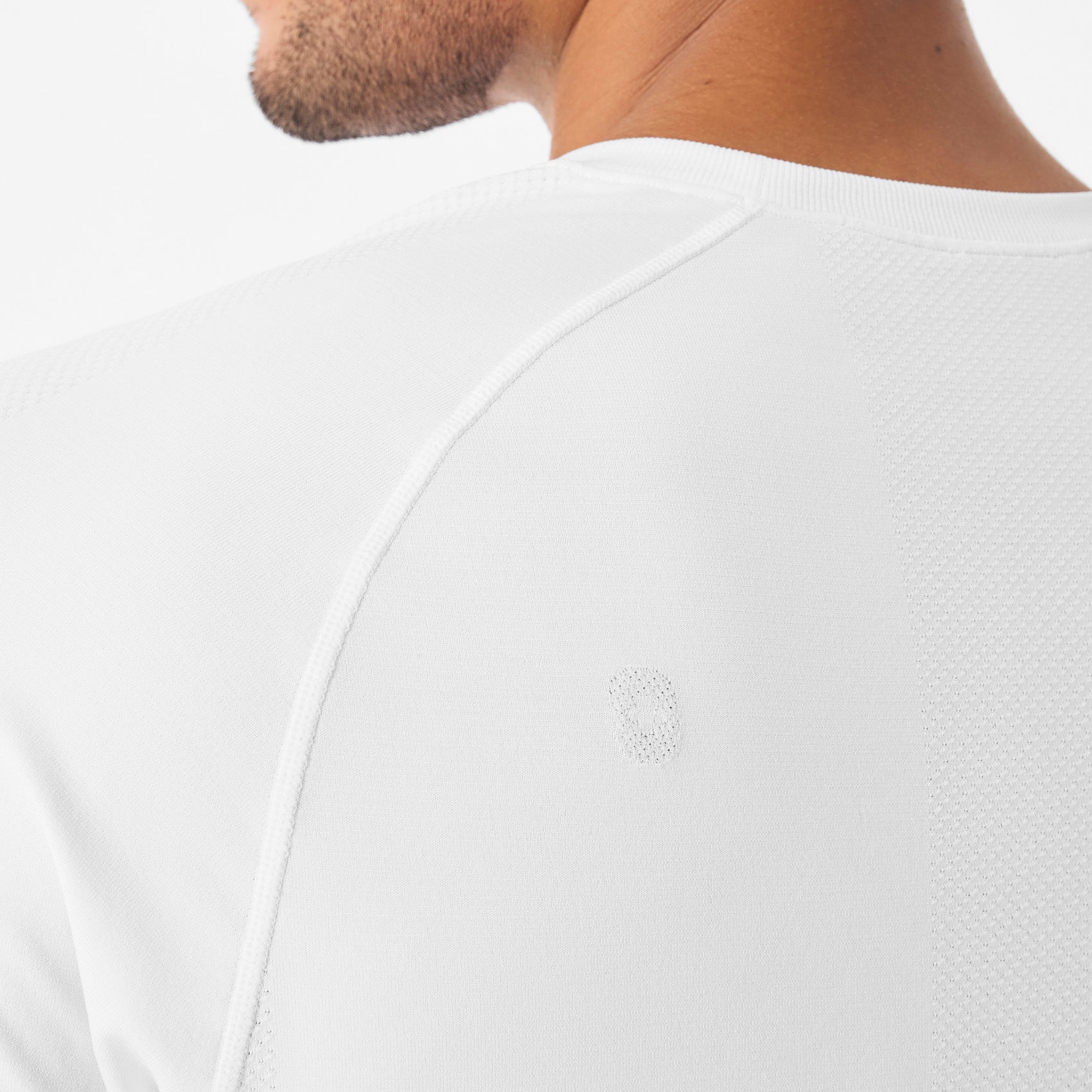 Makato Seamless Long-Sleeve Underscrub - Optic White