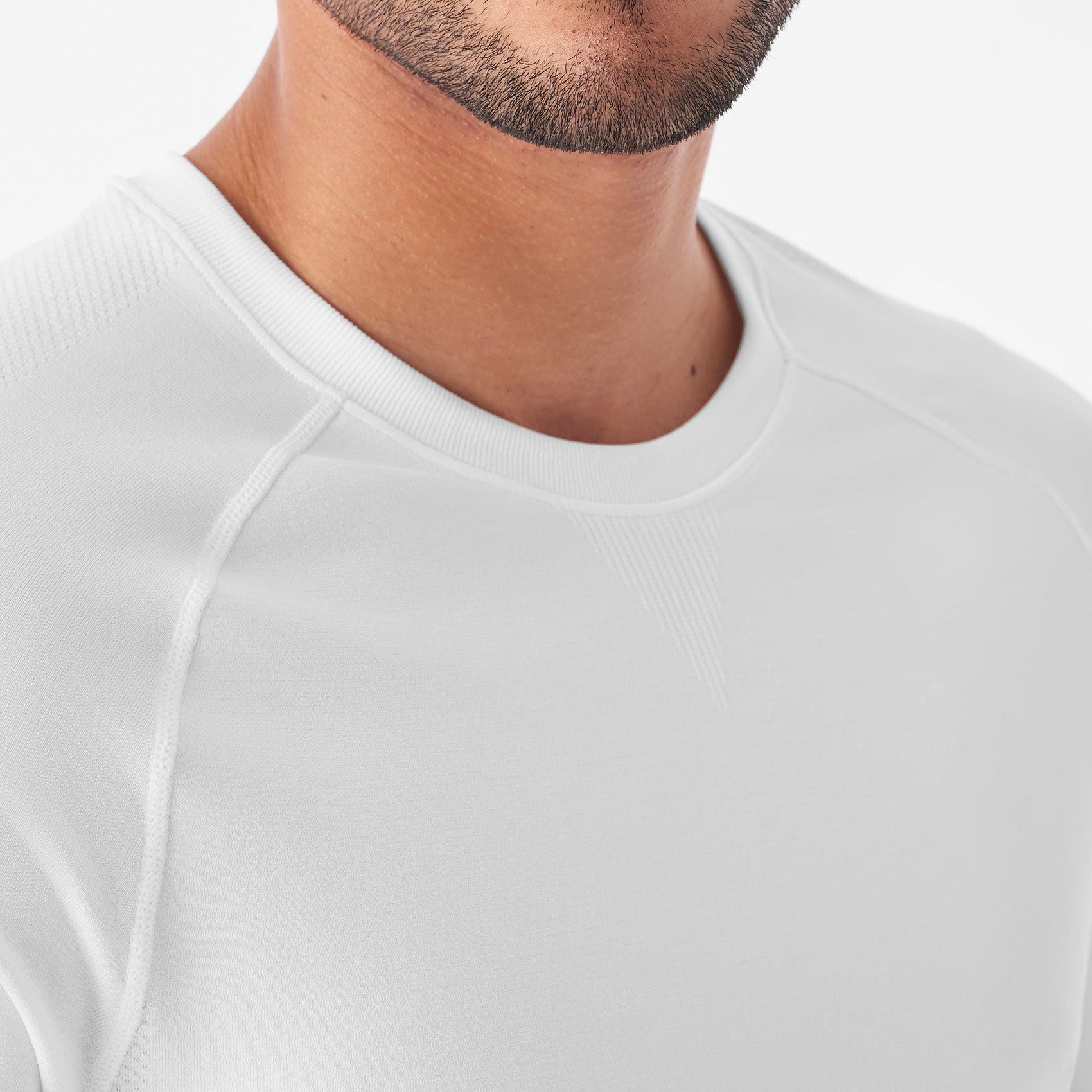 Makato Seamless Long-Sleeve Underscrub - Optic White