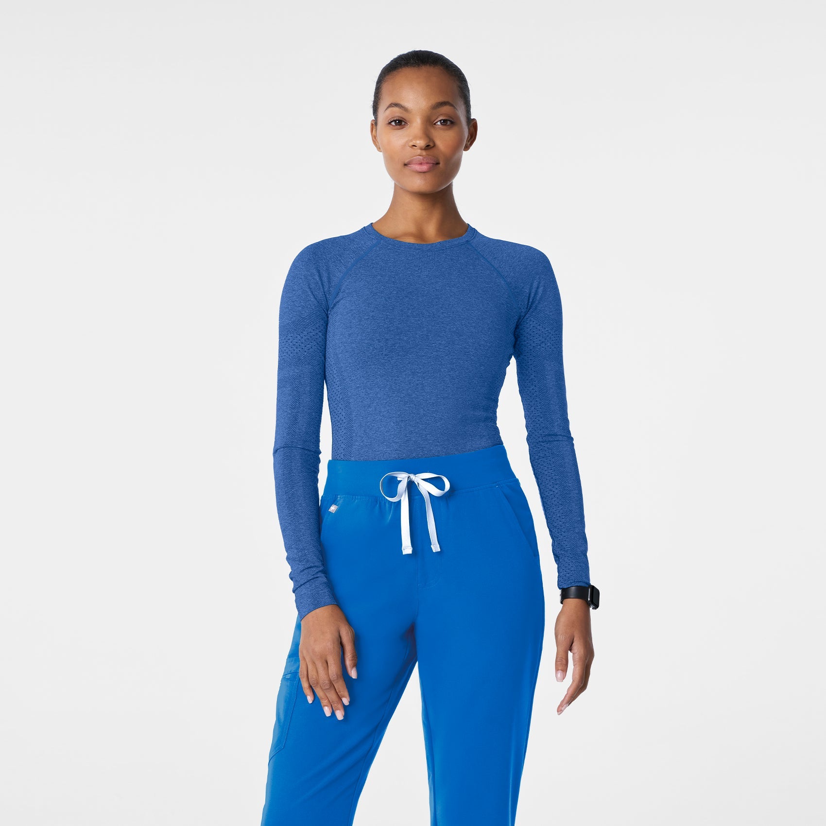 Salta Seamless Long-Sleeve Underscrub - Royal Blue
