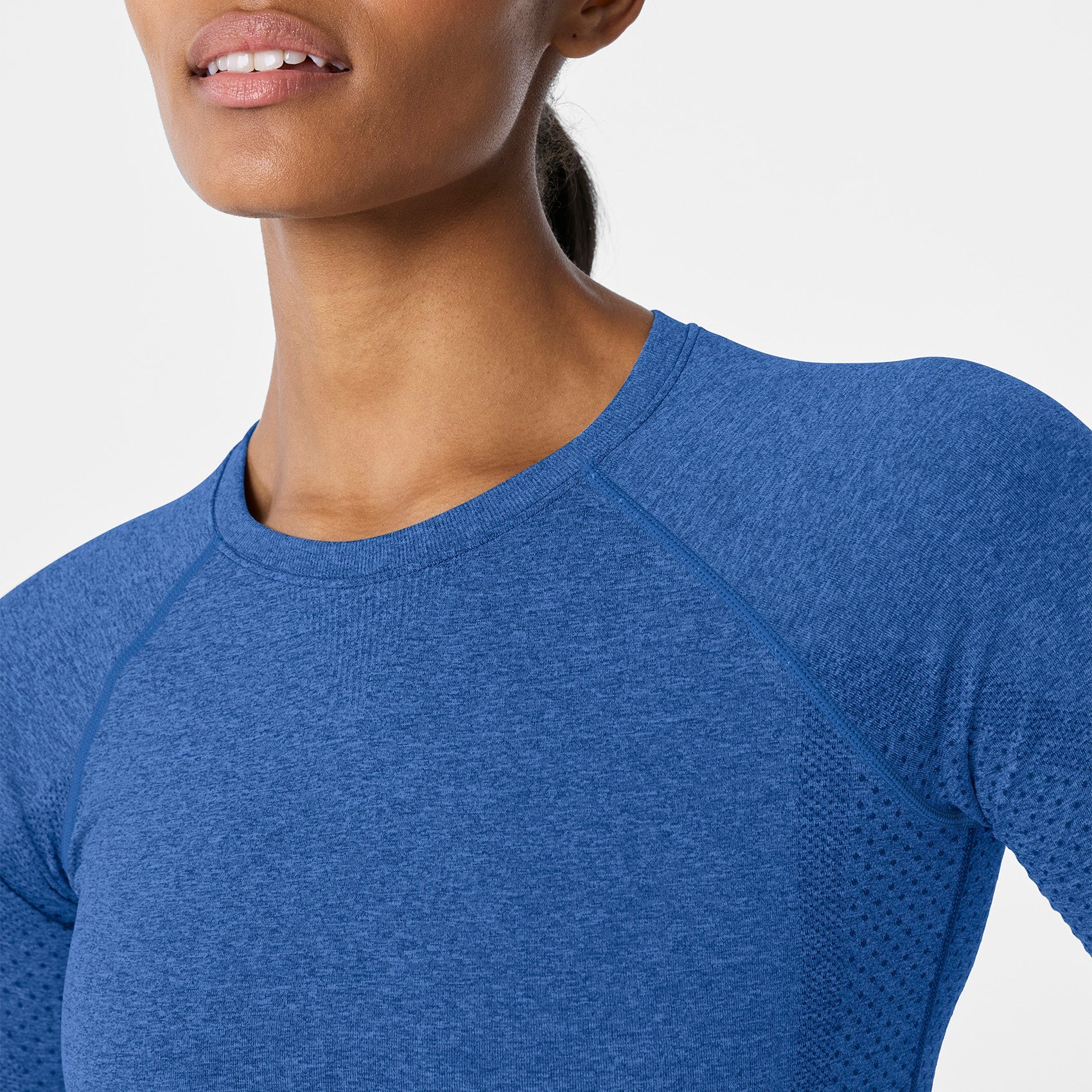 Salta Seamless Long-Sleeve Underscrub - Royal Blue