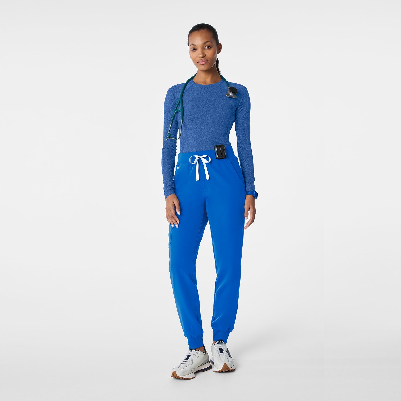 Salta Seamless Long-Sleeve Underscrub - Royal Blue