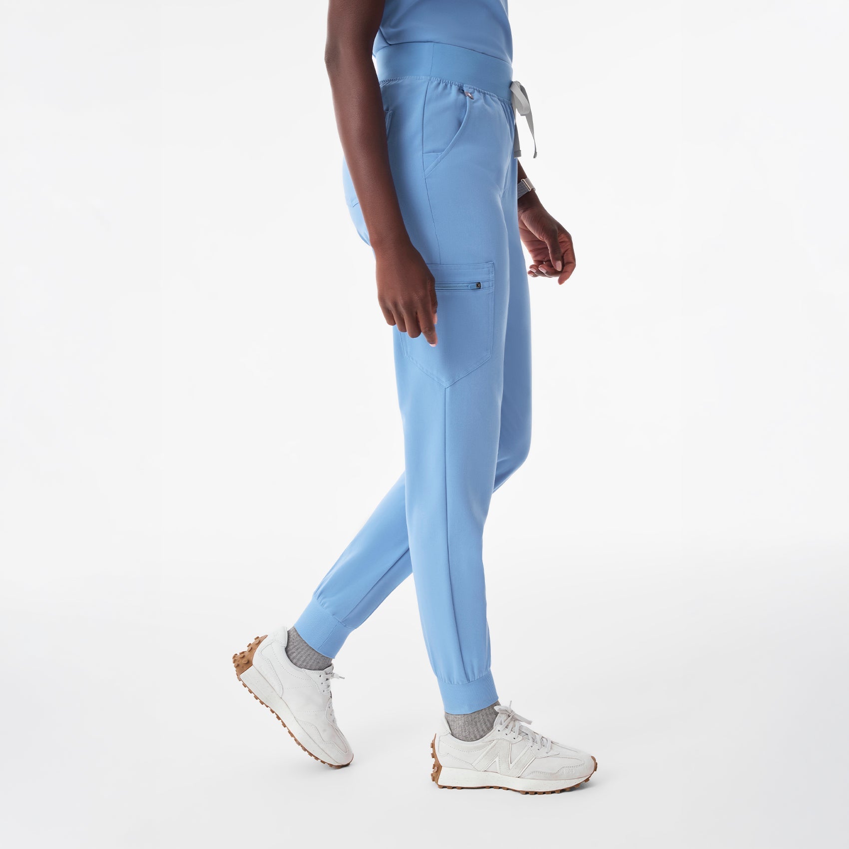 Zamora High-Rise Jogger Scrub Pant™ - Ceil Blue