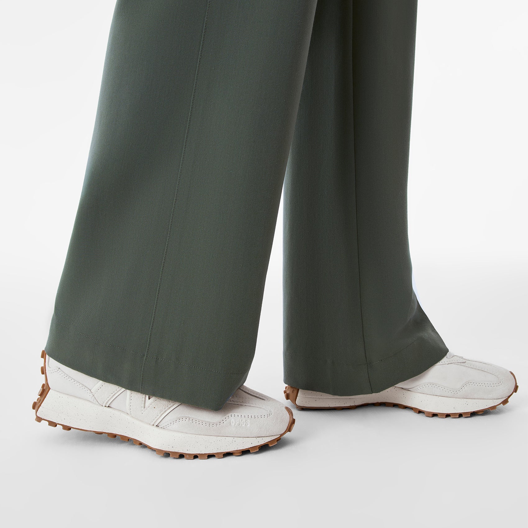 Isabel High-Rise Wide-Leg Scrub Pant - Moss