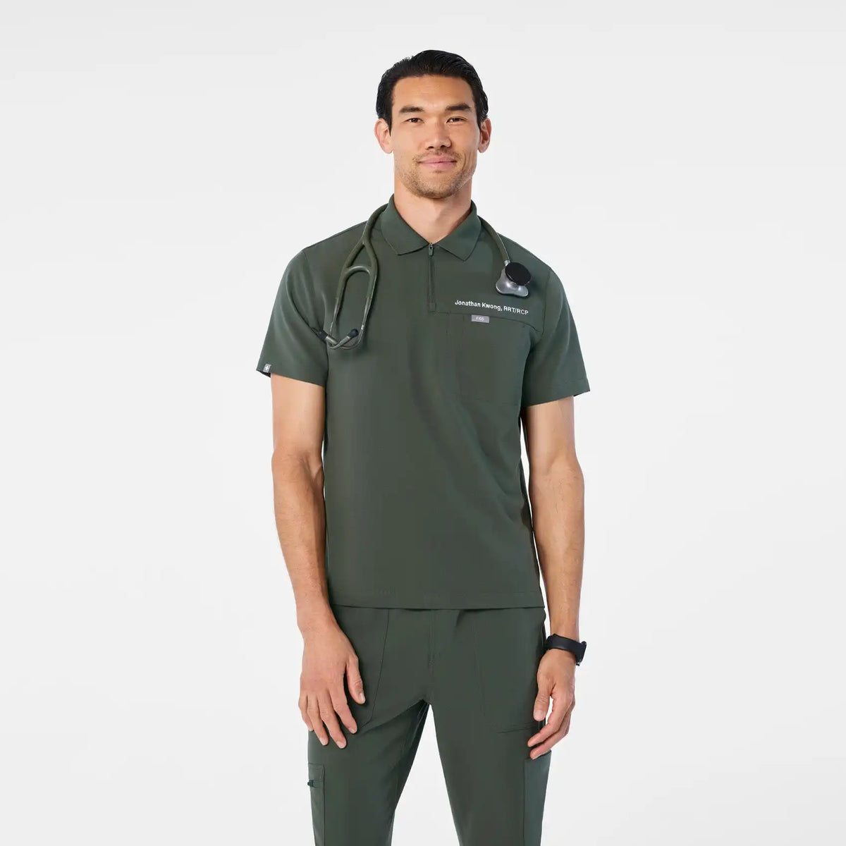 Jasper Polo Scrub Top