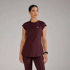 Alma™ FORMx Slim Crew-neck Tunic Scrub Top