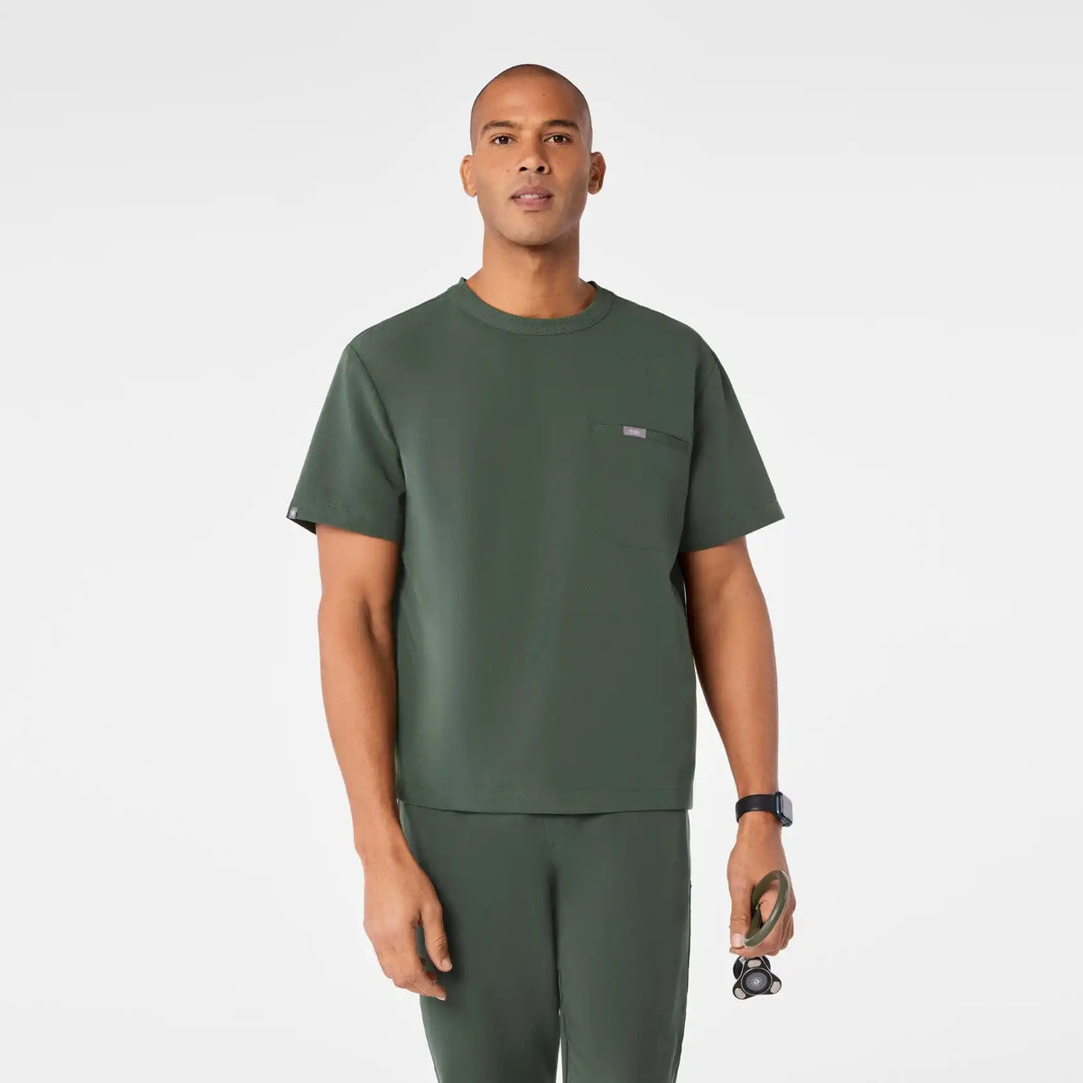 Easton Crew-neck Scrub Top