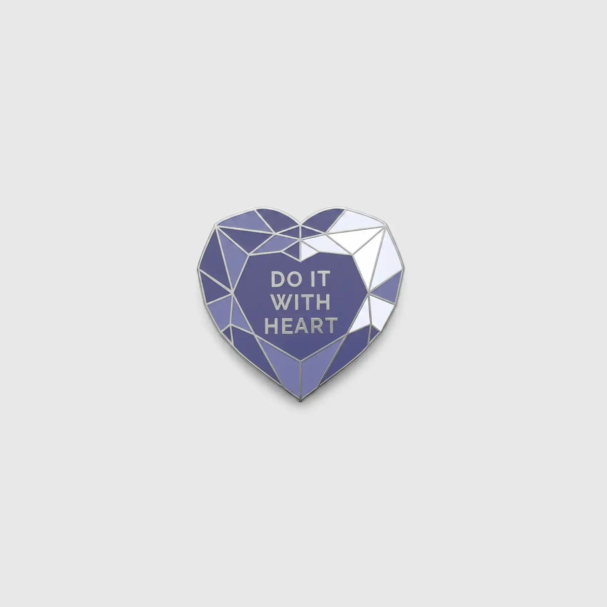 FIGS | V Coterie Amethyst Heart Enamel Pin