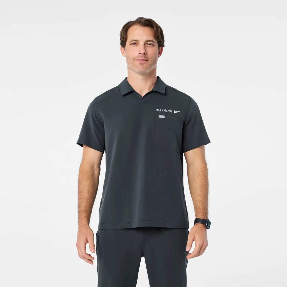 Arad Polo Scrub Top