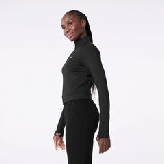 ContourKnit Cropped Scrub Jacket