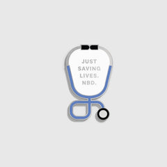 FIGS | V Coterie Just Saving Lives Enamel Pin