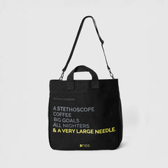 A Very Large Needle Detachable Strap Tote